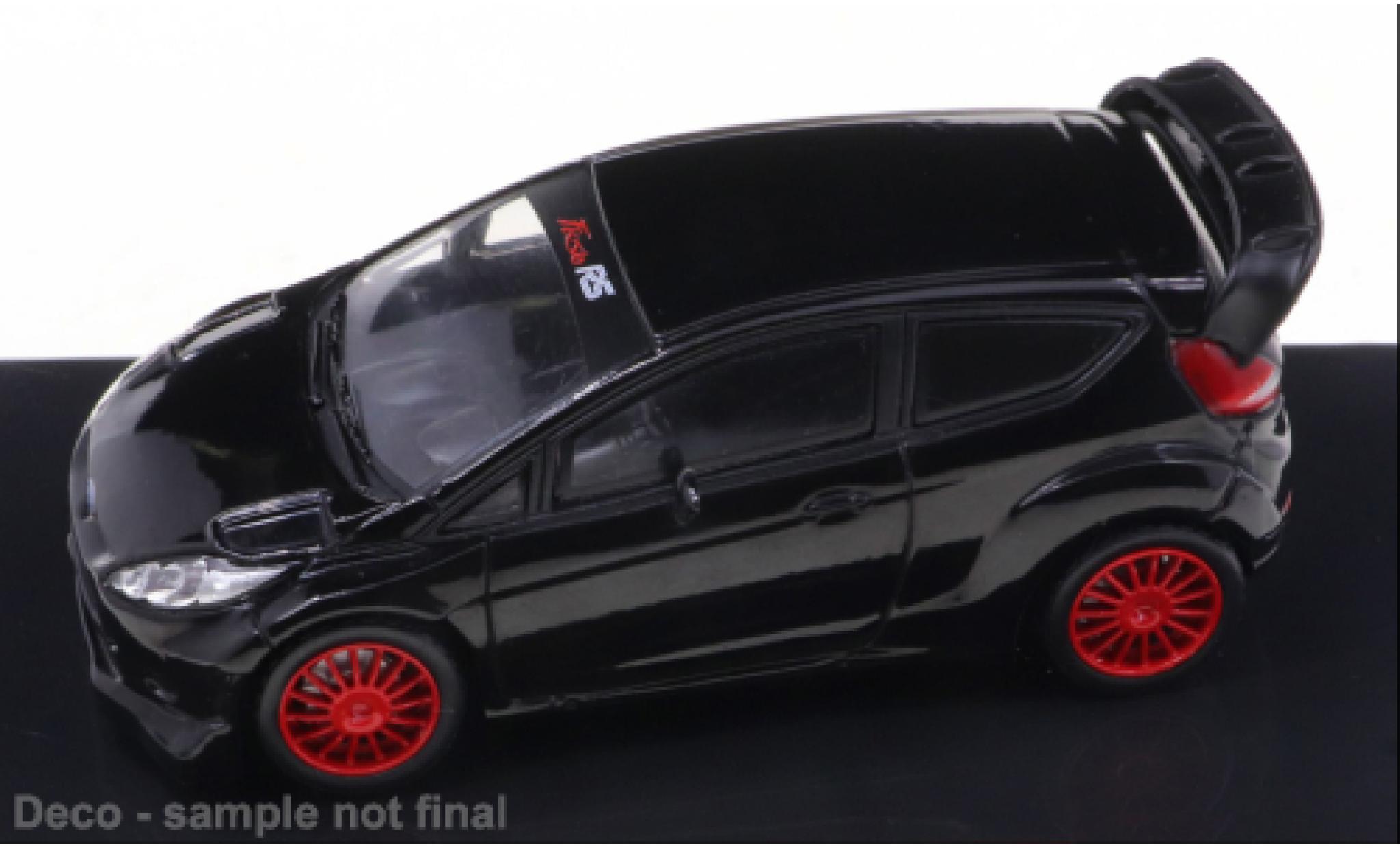 Ford Fiesta 1/43 IXO RS WRC zwart 2011 modelauto