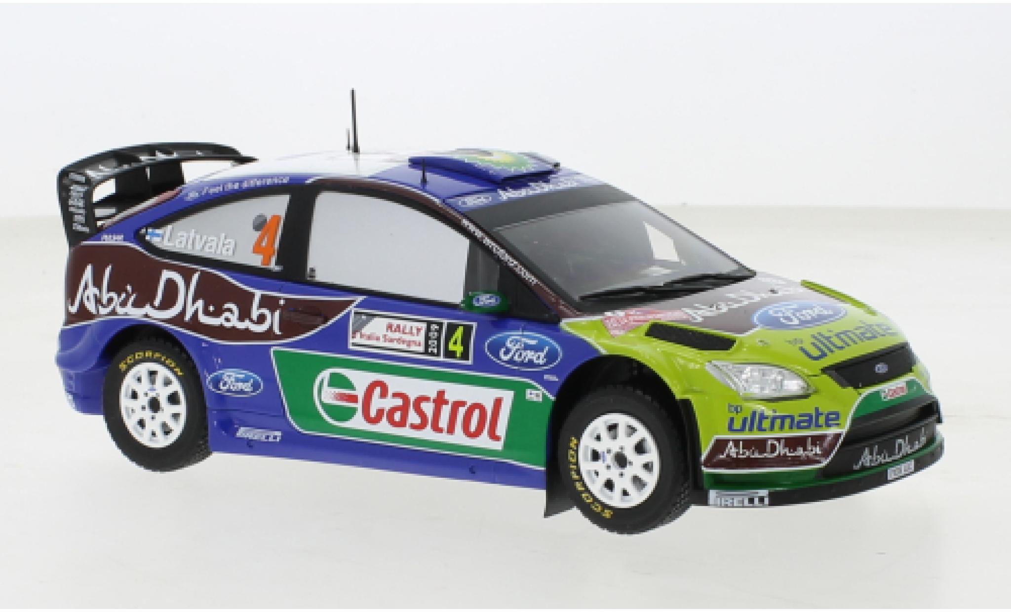 Ford Focus 1/24 IXO RS No.3 WRC Rallye Sardinien 2009 modelauto
