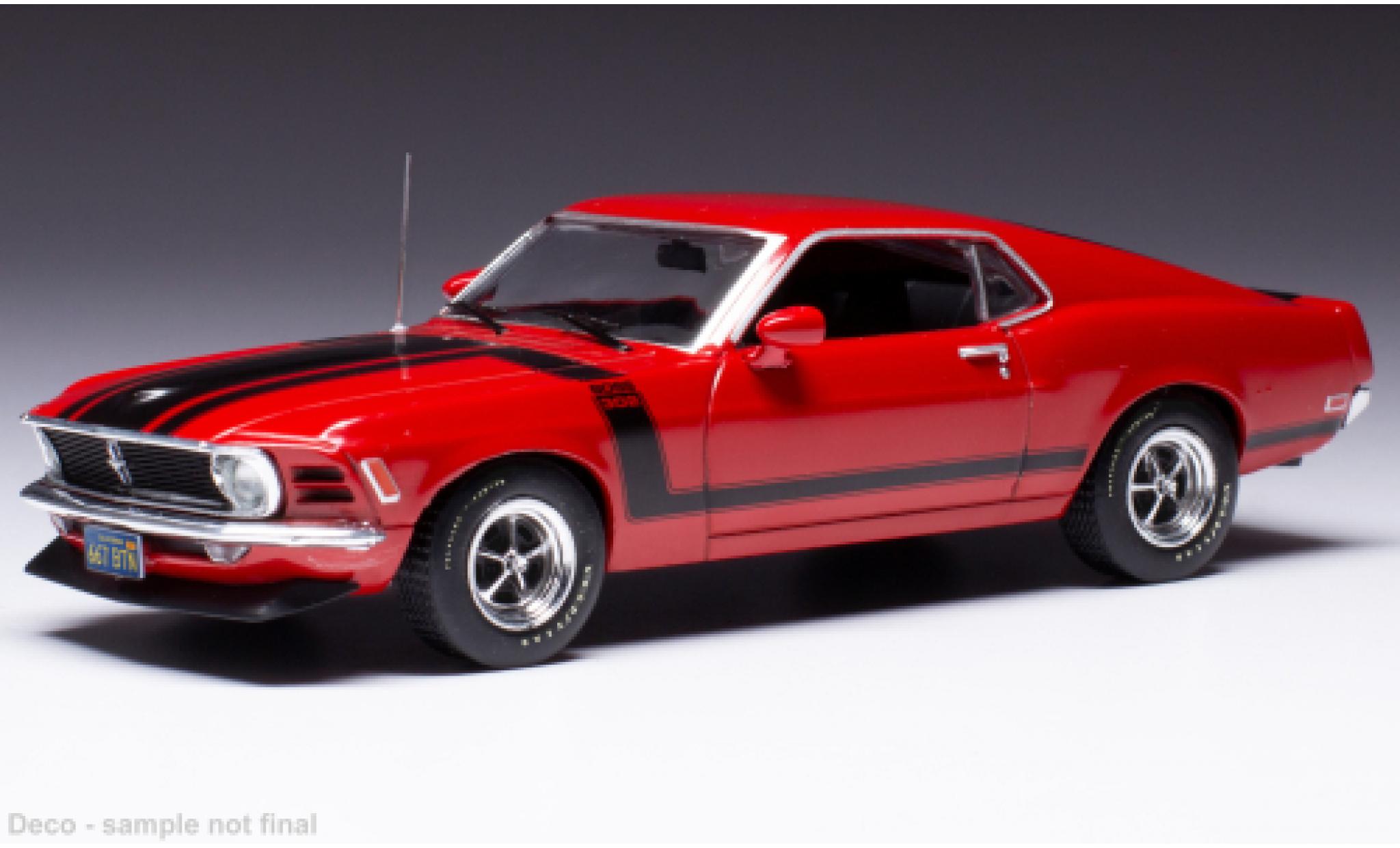 Ford Mustang 1/43 IXO Boss 302 rood 1970 modelauto
