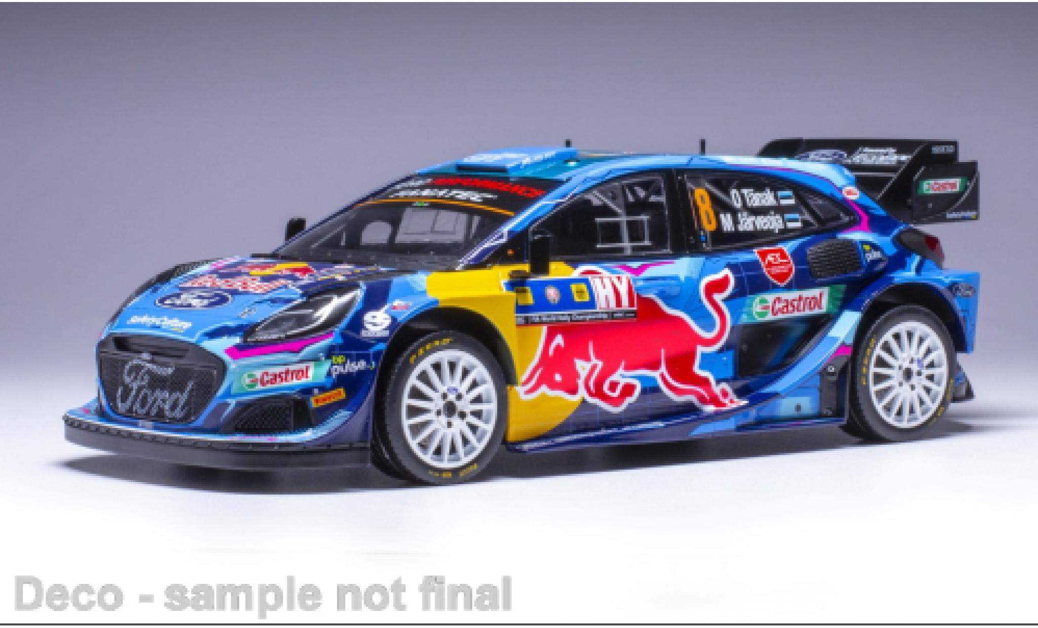 Ford Puma 1/18 IXO Rally 1 No.8 WRC Central Europein Rally 2023 modelauto
