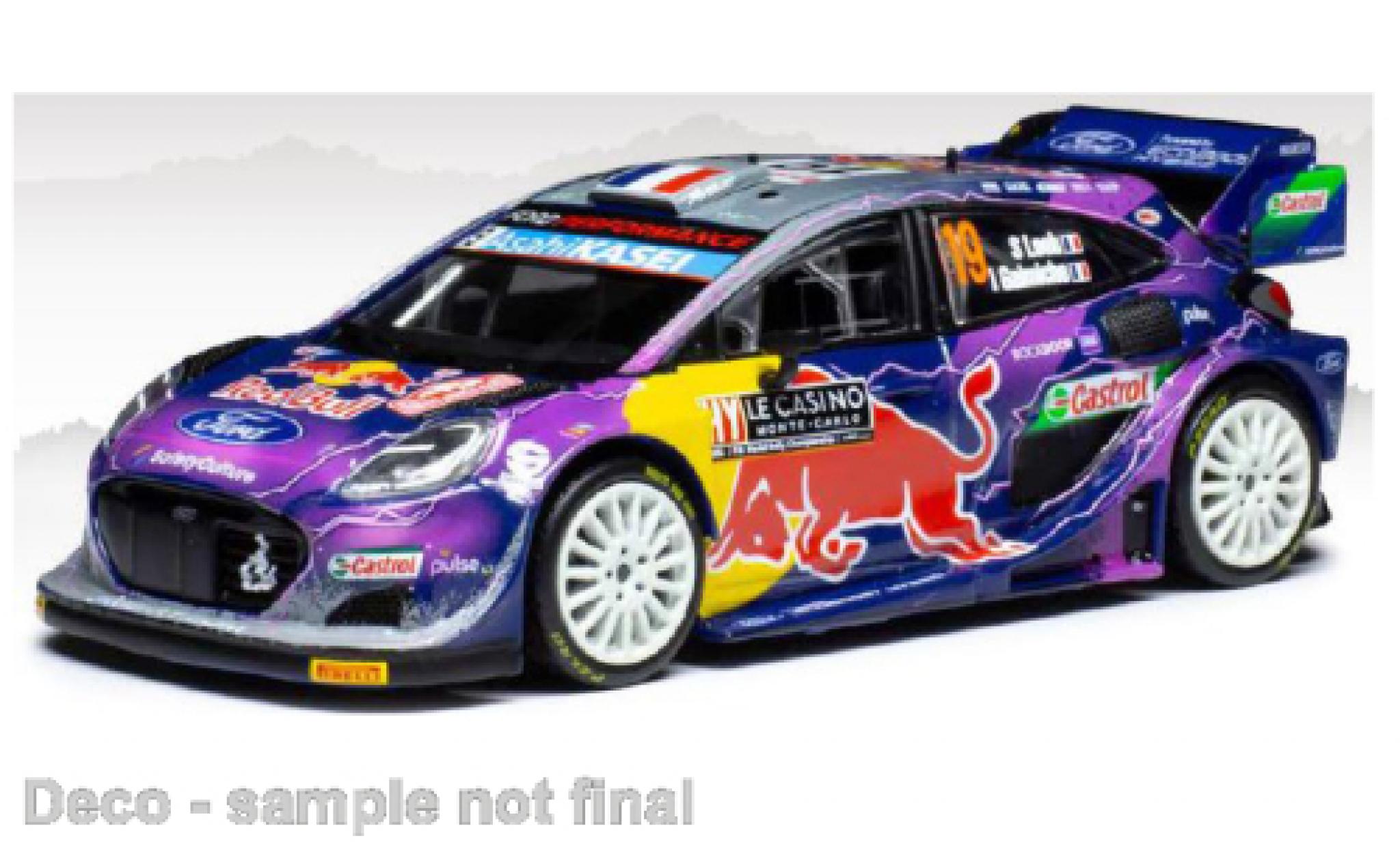 Ford Puma 1/43 IXO Rally1 No.19 WRC Rally Monte Carlo 2022 modelauto