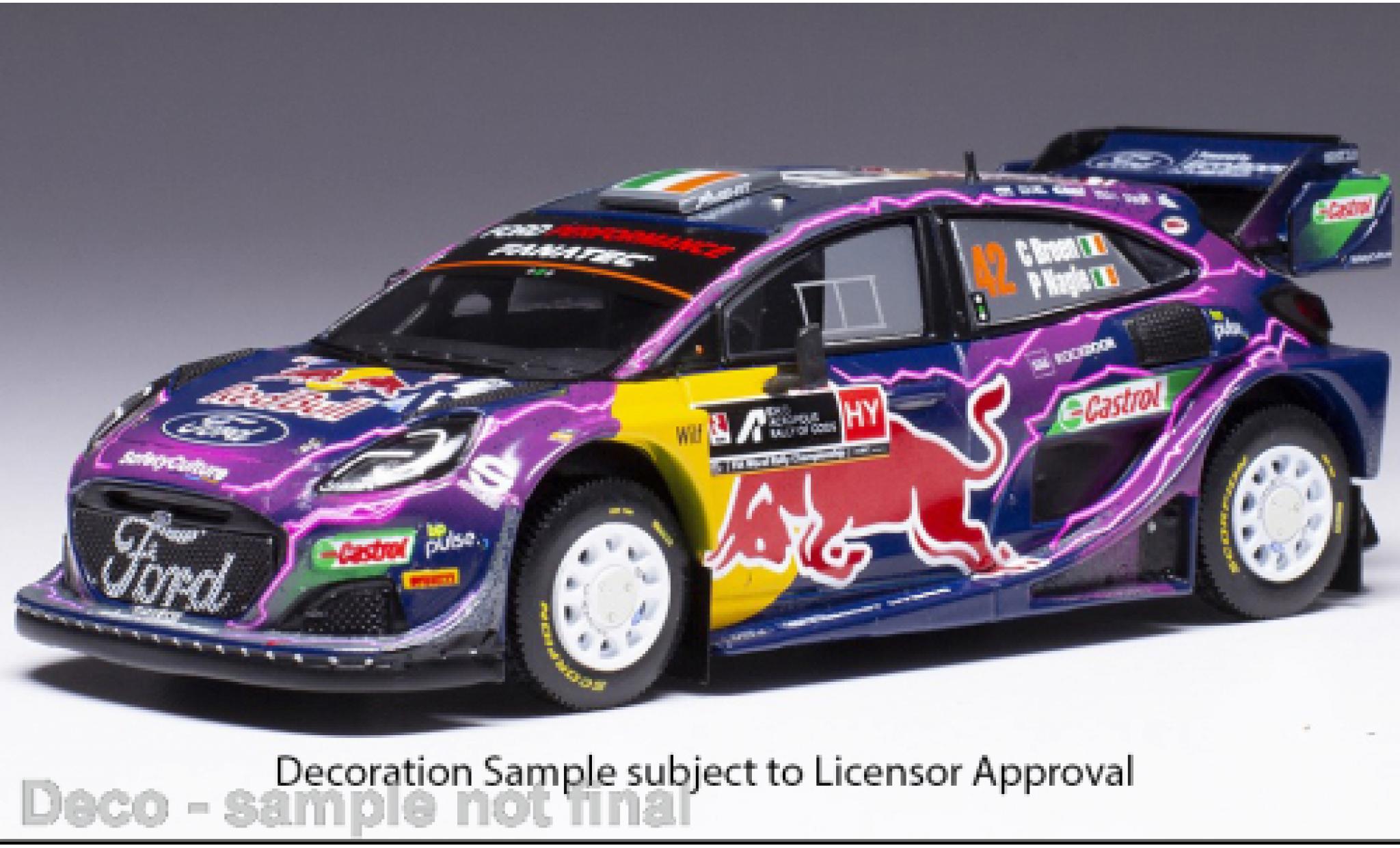 Ford Puma 1/43 IXO Rally1 No.42 WRC1 Rally Acropolis 2022 modelauto