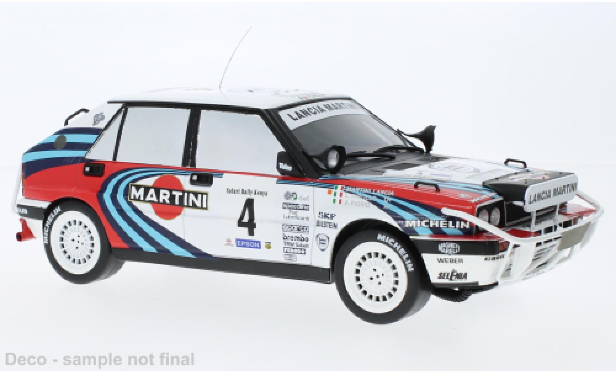 Lancia Delta 1/43 IXO Integrale 16V No.4 Safari Rally 1990 modelauto
