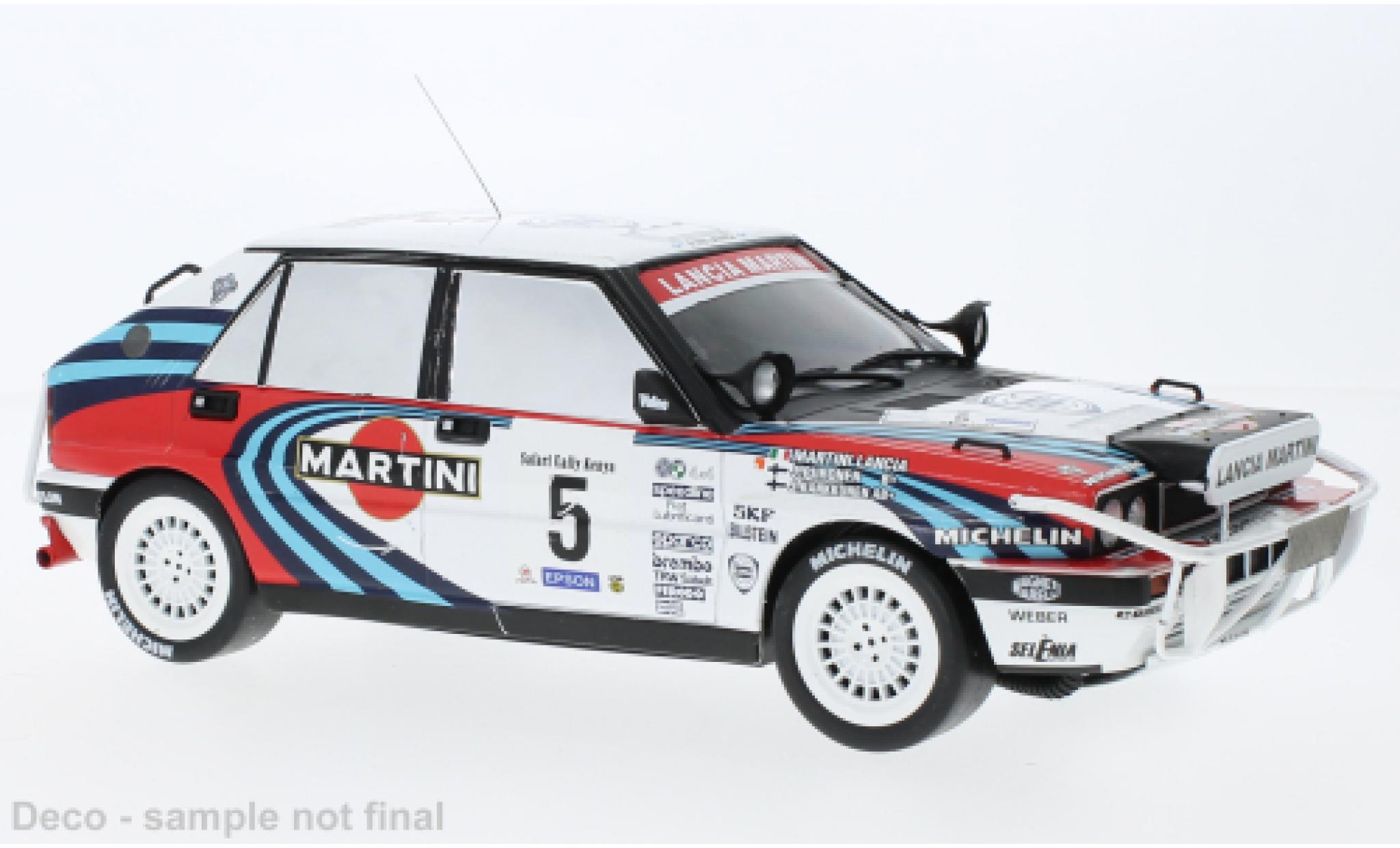 Lancia Delta 1/43 IXO Integrale 16V No.5 Safari Rally 1990 modelauto