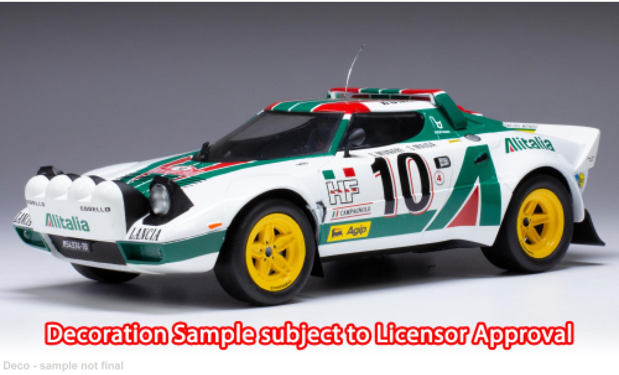 Lancia Stratos 1/18 IXO HF No.10 Rally Monte Carlo 1985 modelauto