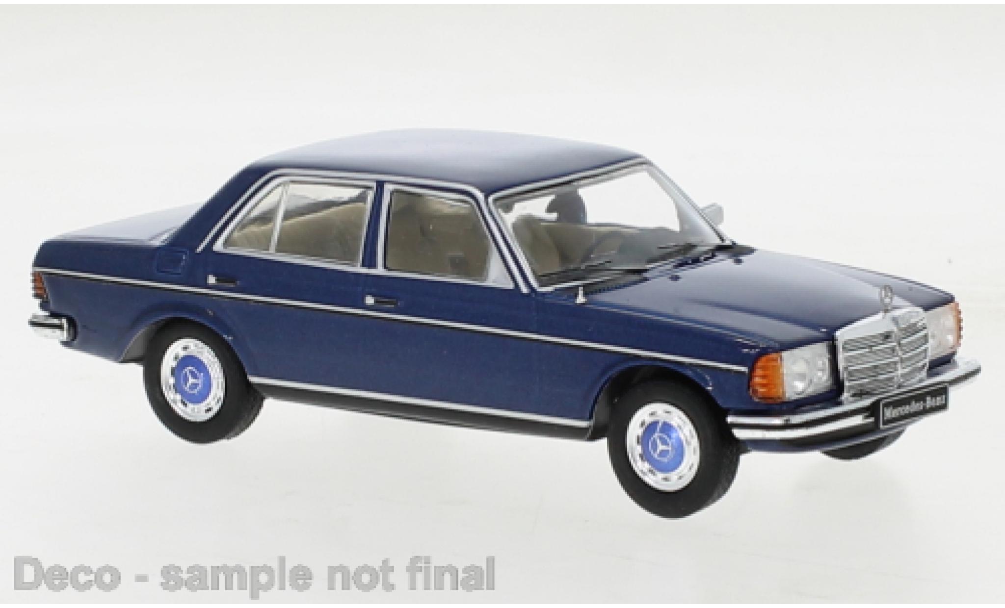Mercedes 240 1/43 IXO D (W123) metallic blauw 1976 modelauto
