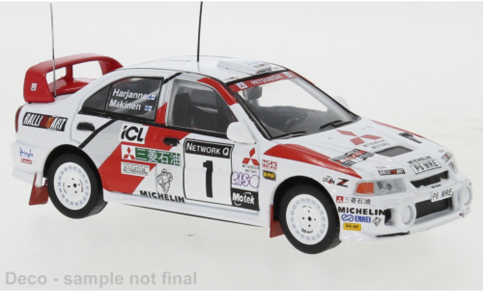 Mitsubishi Lancer 1/43 IXO Evo IV No.1 Rallye WM RAC Rally 1997 modelauto
