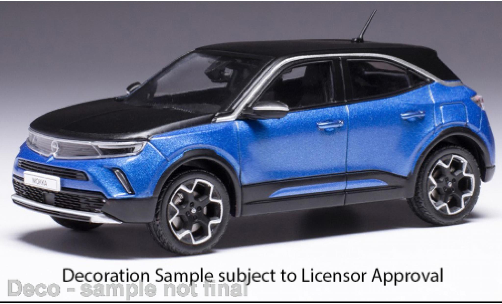 Opel Mokka 1/43 IXO -e metallic blauw 2020 modelauto