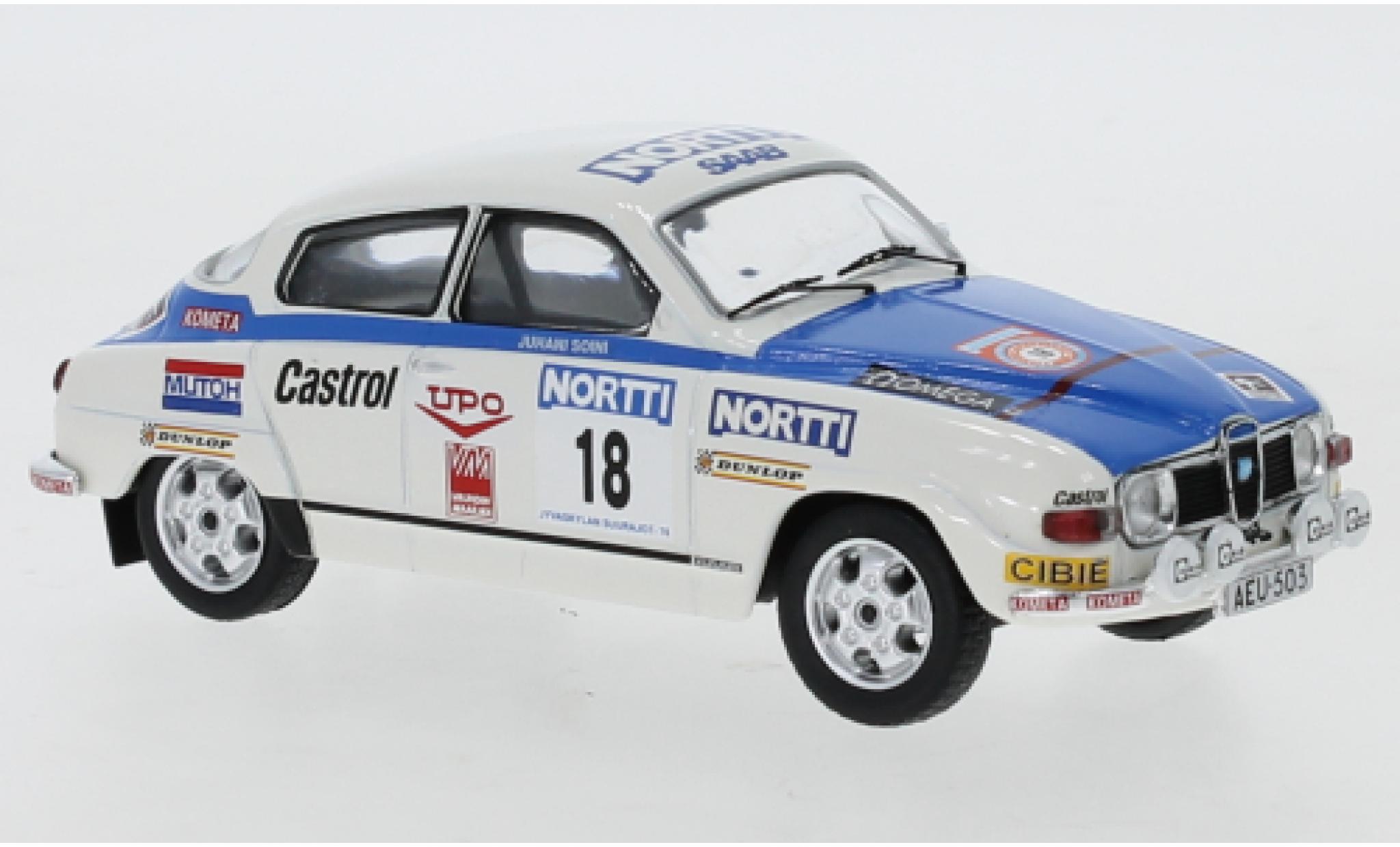 Saab 96 1/43 IXO V4 No.18 1000 Lakes Rally 1976 modelauto