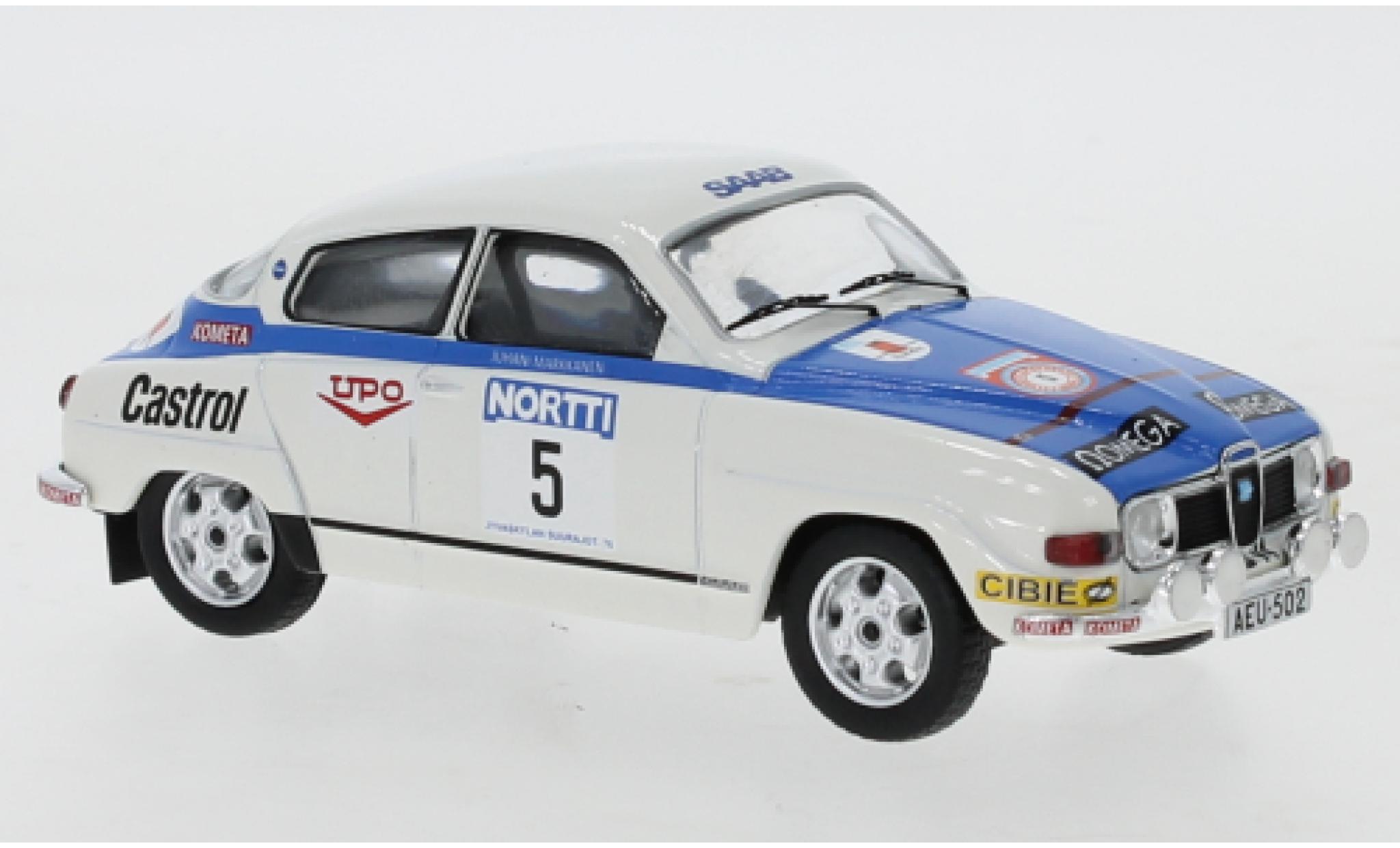 Saab 96 1/43 IXO V4 No.5 1000 Lakes Rally 1976 modelauto