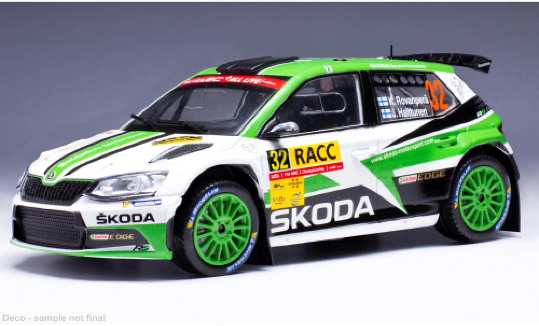 Skoda Fabia 1/24 IXO R5 No.31 Rally Catalunya 2018 modelauto