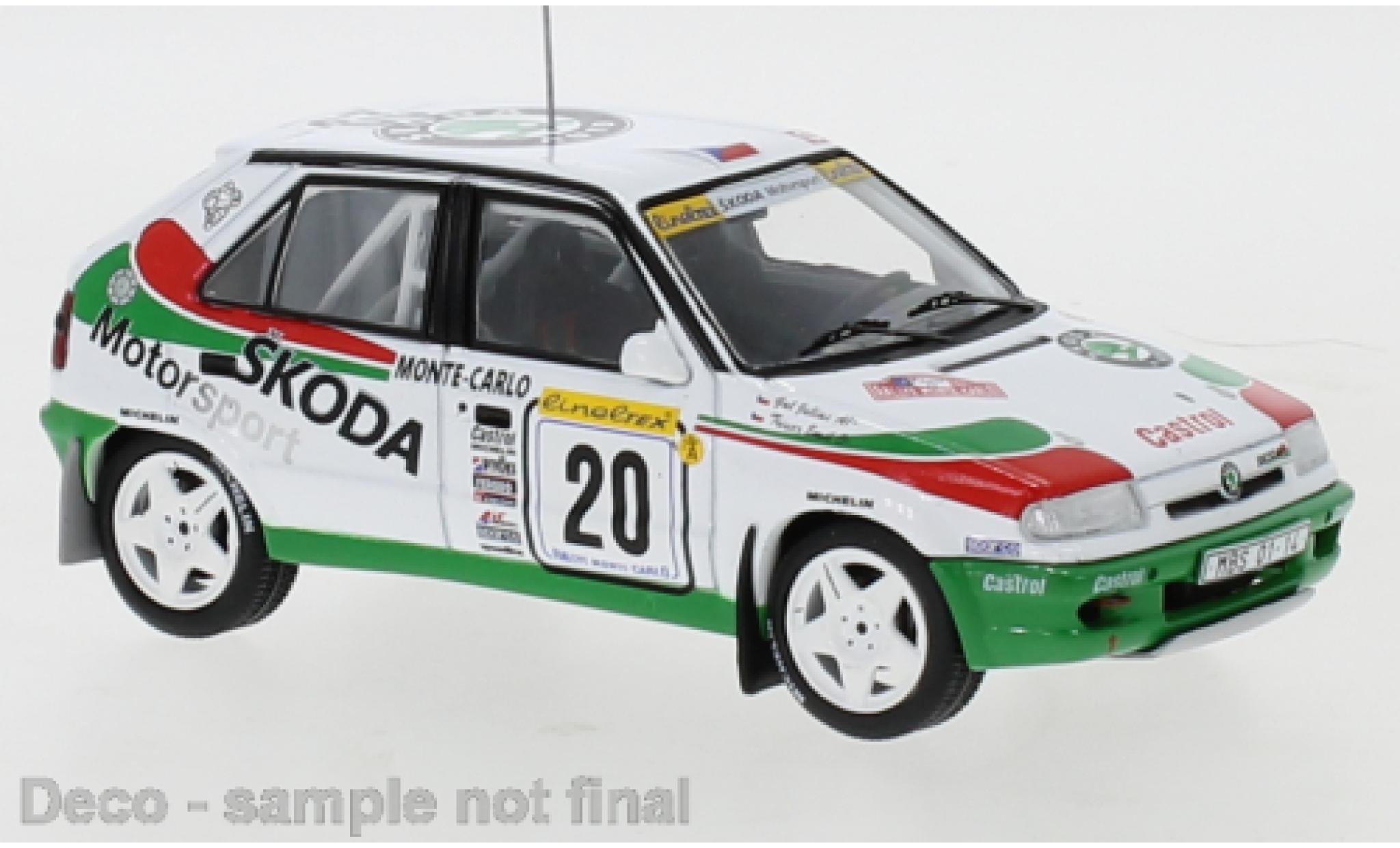 Skoda Felicia 1/43 IXO Kit Car No.20 Rallye Monte Carlo 1997 modelauto