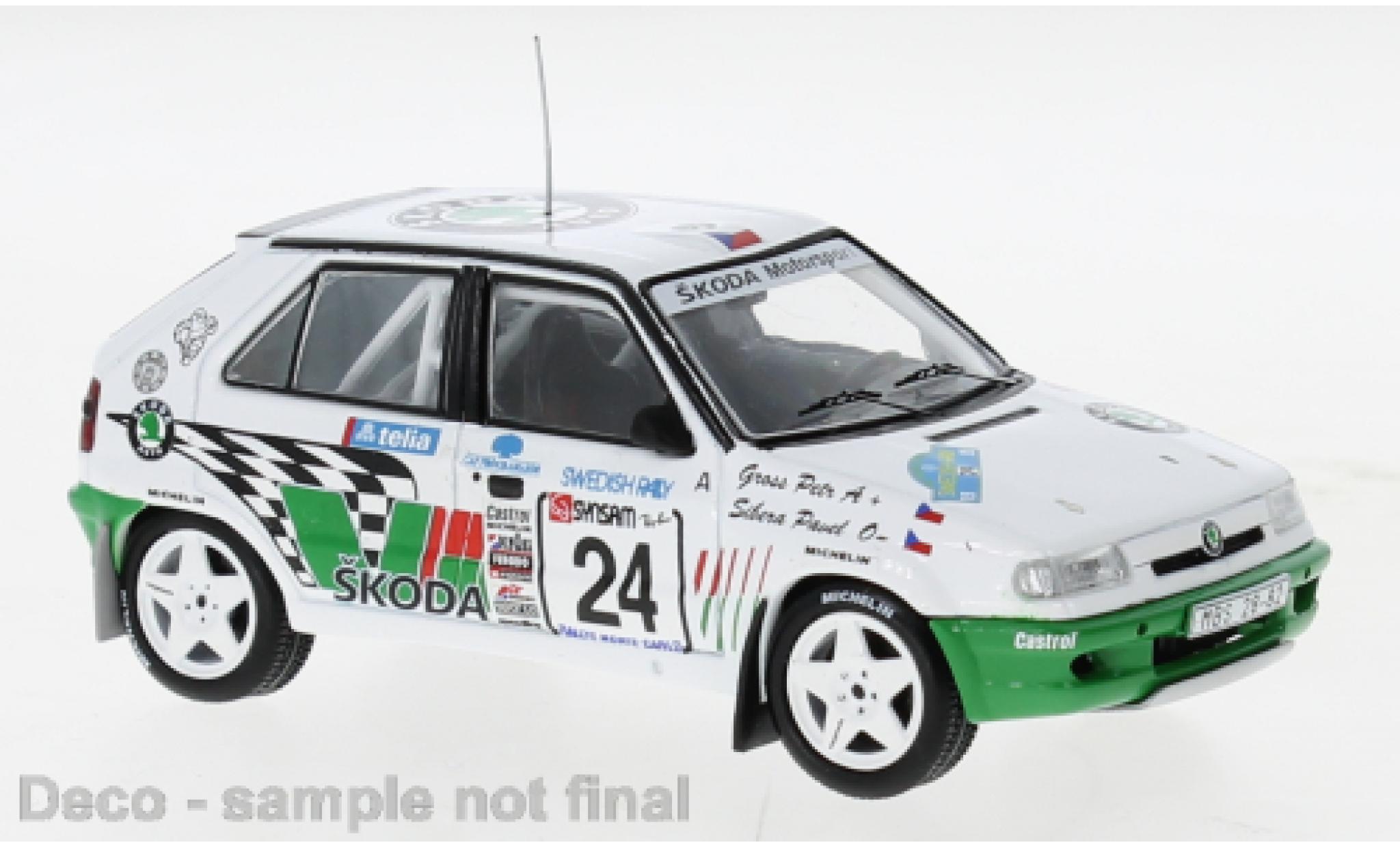 Skoda Felicia 1/43 IXO Kit Car No.24 Rallye WM Rally Schweden 1995 modelauto