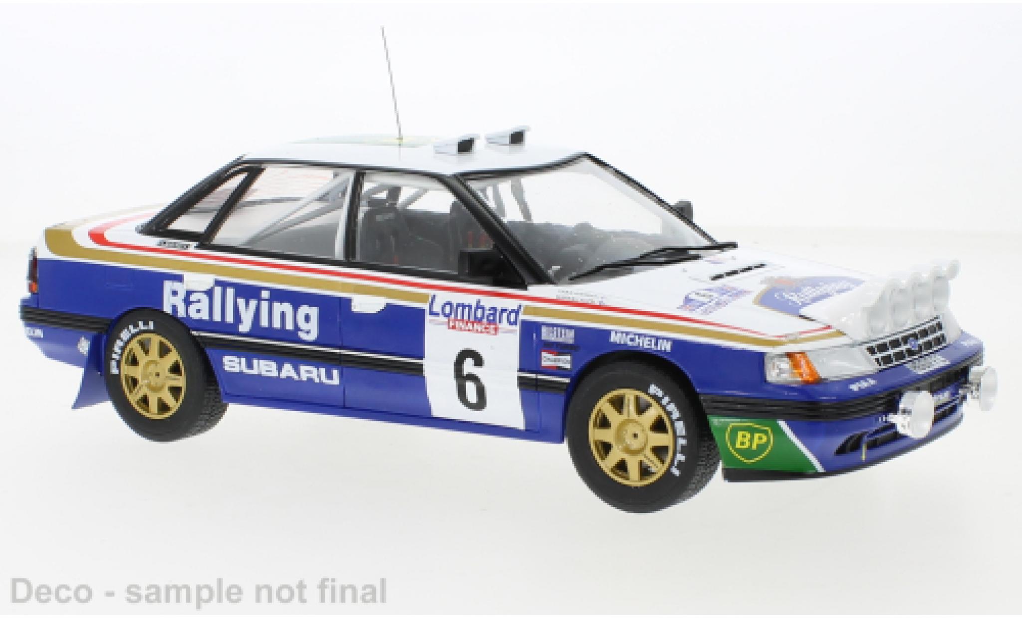 Subaru Legacy 1/18 IXO RS No.6 Rothmans Racing RAC Rally 1991 modelauto