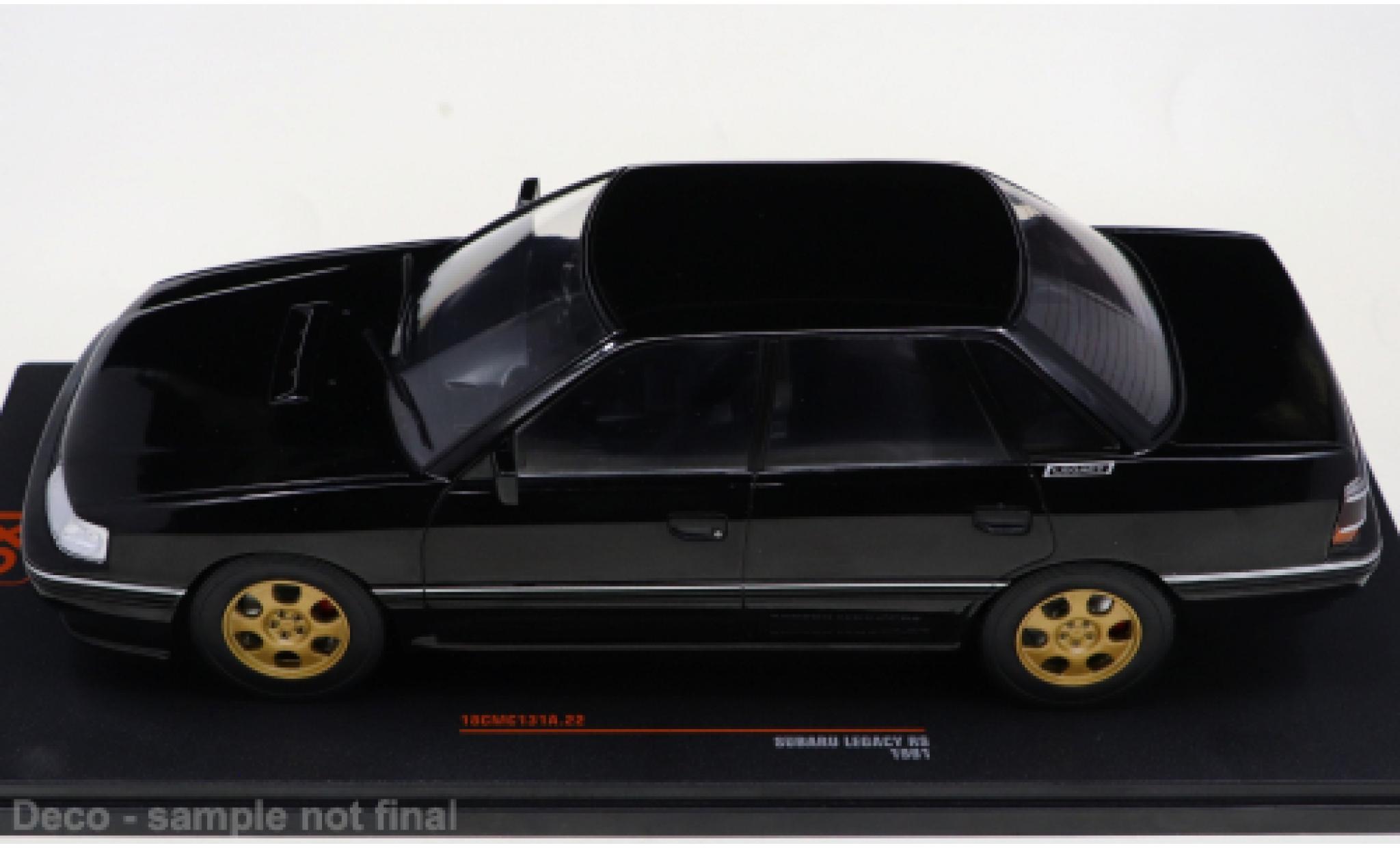Subaru Legacy 1/18 IXO RS zwart 1991 modelauto