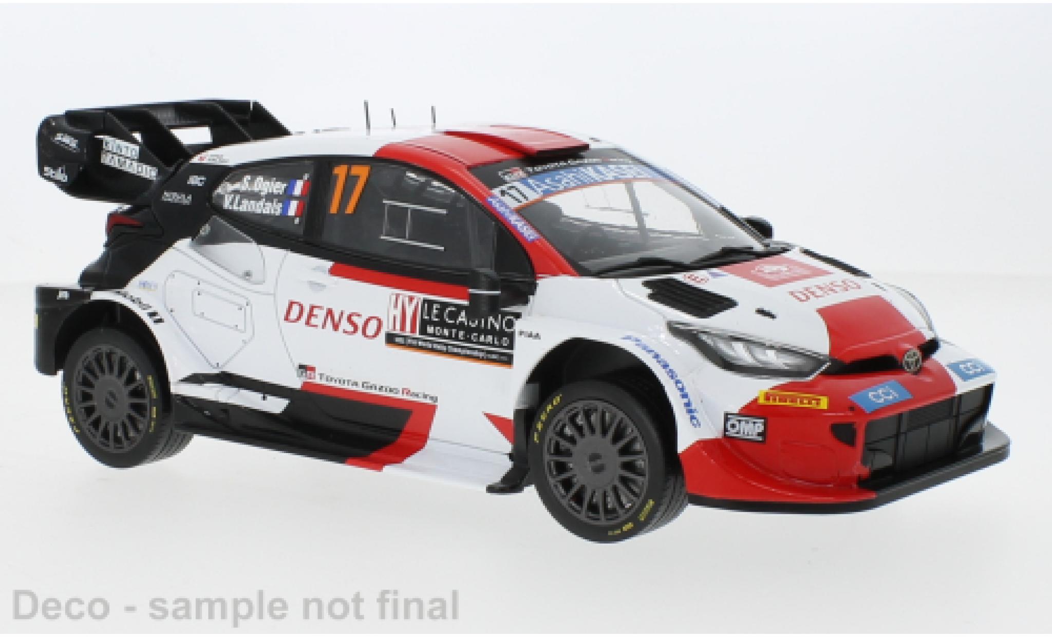 Toyota Yaris 1/18 IXO GR No.17 Rallye WM Rally Monte Carlo 2023 modelauto