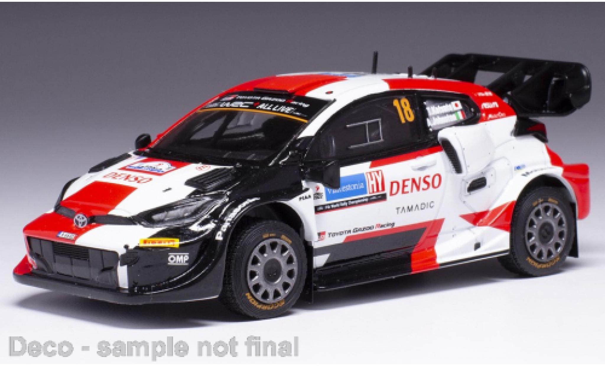 Toyota Yaris 1/43 IXO GR No.18 WRC Rallye Estland 2022 modelauto