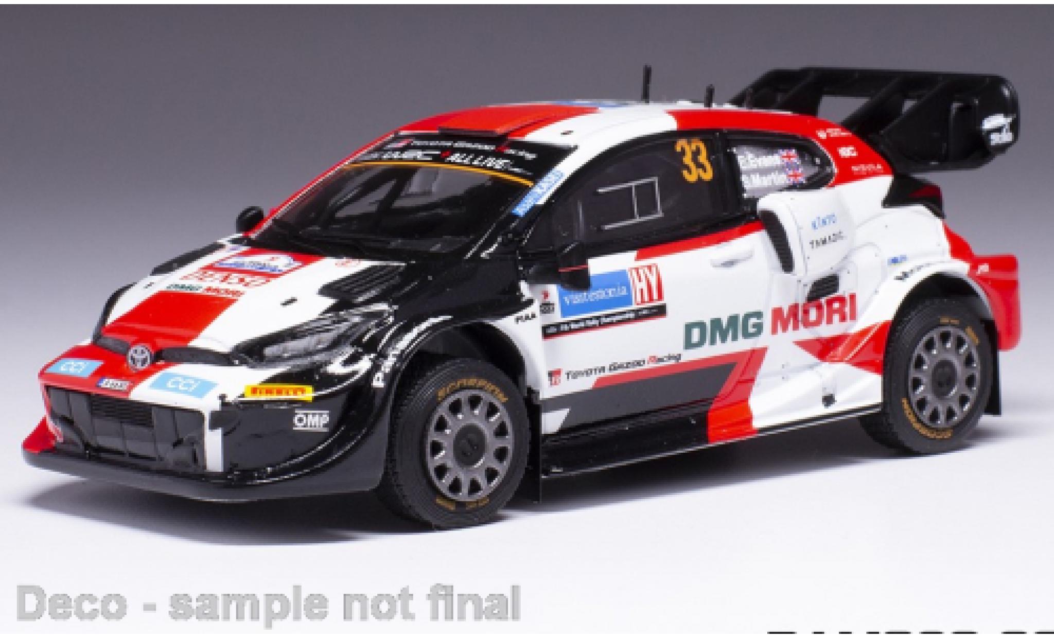Toyota Yaris 1/43 IXO GR No.33 WRC Rallye Estland 2022 modelauto