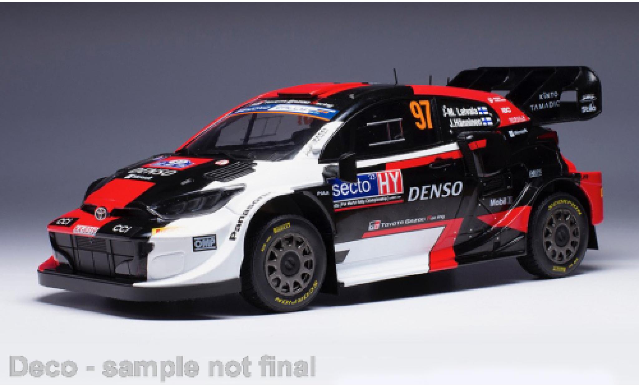 Toyota Yaris 1/18 IXO GR No.97 WRC1 Rally Finland 2023 modelauto
