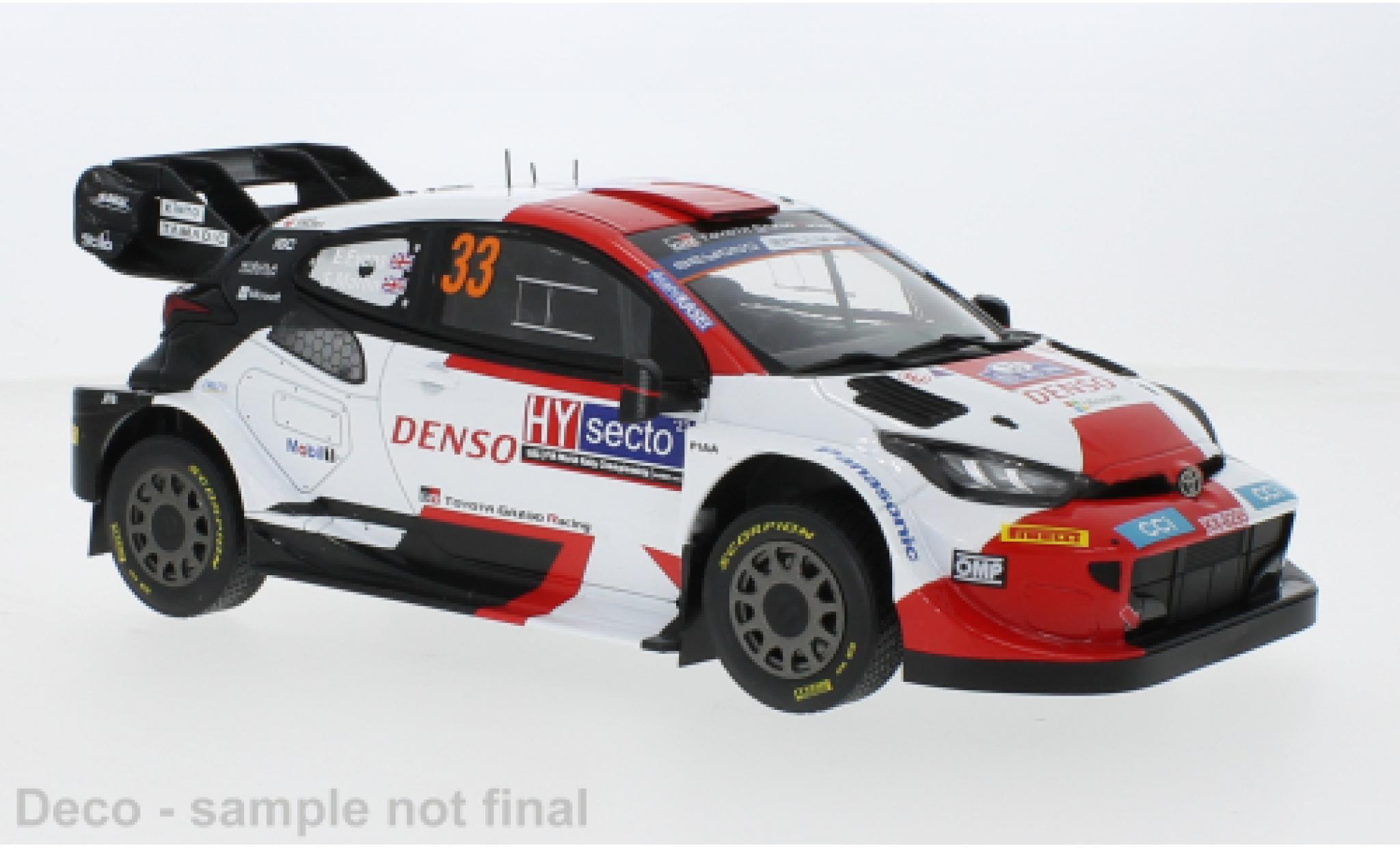 Toyota Yaris 1/18 IXO GR Rally1 hybride No.33 Rallye WM Rally Finland 2023 modelauto