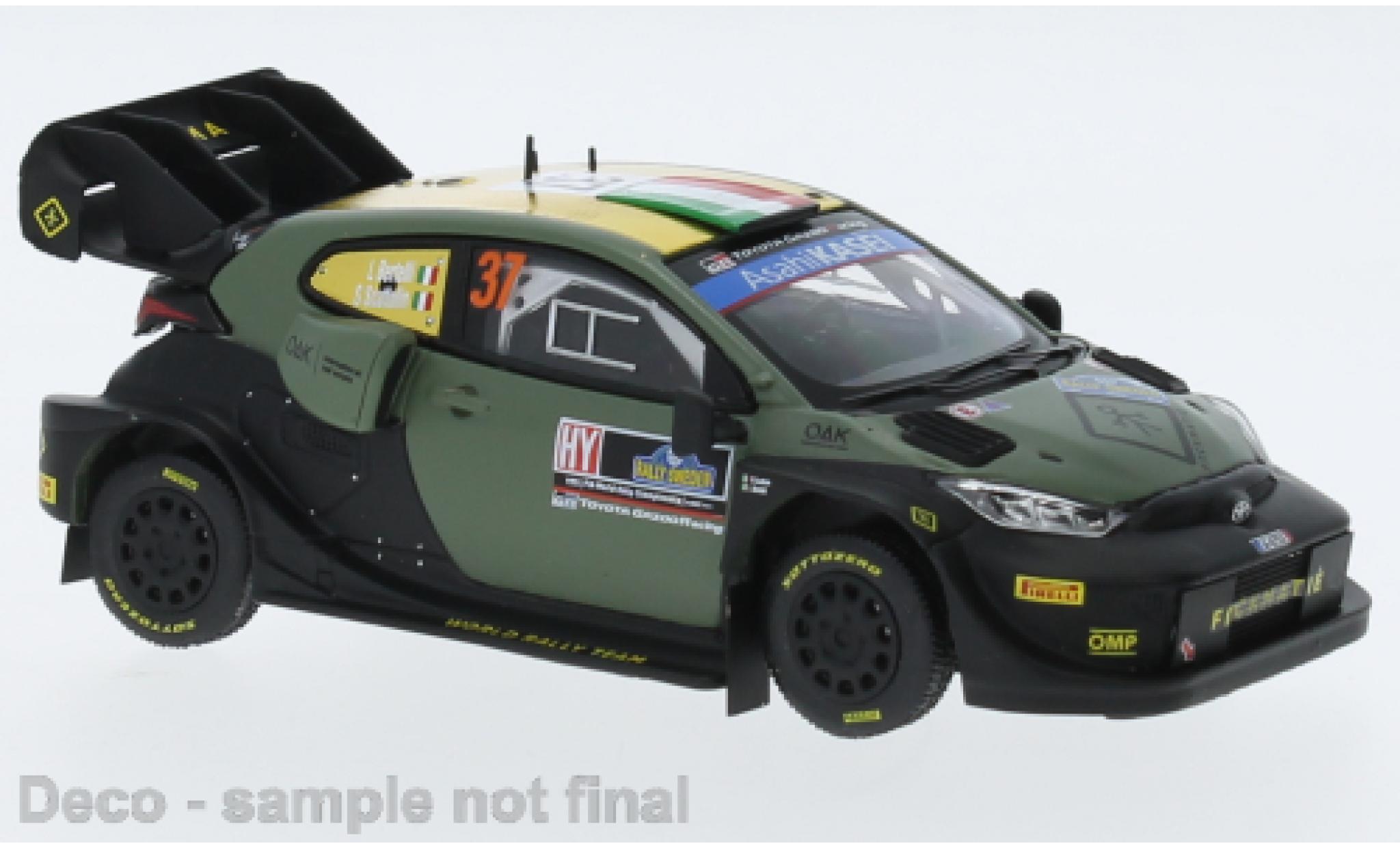 Toyota Yaris 1/43 IXO No.37 WRC1 Rally Su&egrave;de 2023 modelauto