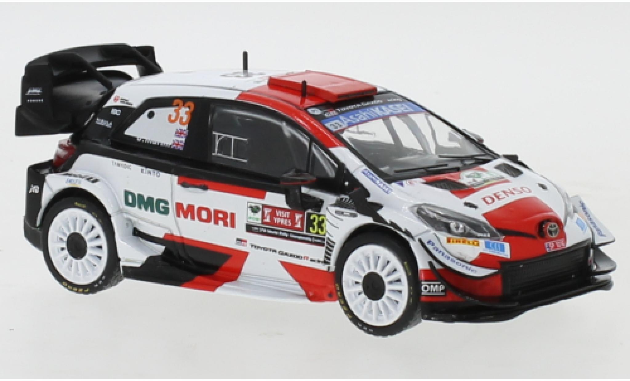 Toyota Yaris 1/43 IXO WRC No.33 Rallye WM Rally Ypres 2021 modelauto