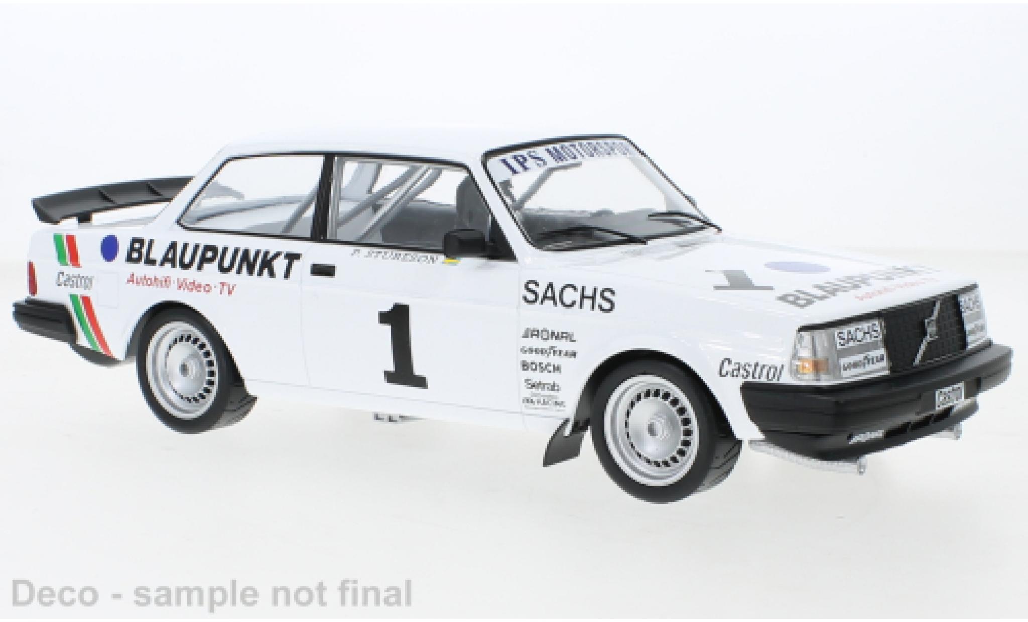Volvo 240 1/18 IXO Turbo No.1 DTM Bergischer L&ouml;we Zolder 1986 modelauto