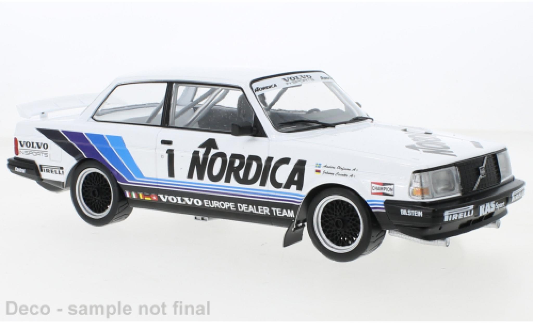 Volvo 240 1/18 IXO Turbo No.1 Europe Dealer Team Nordica ETCC Br&uuml;nn 1986 modelauto