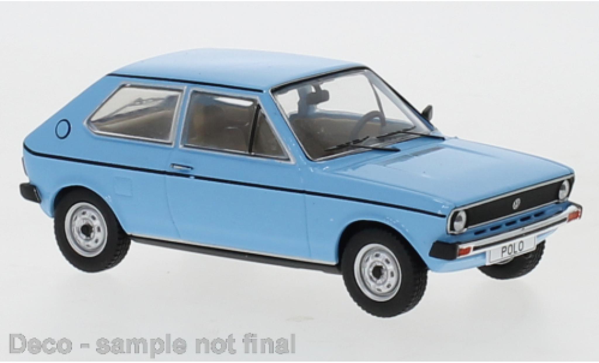 Volkswagen Polo 1/43 IXO (MK I) blauw clair 1975 modelauto