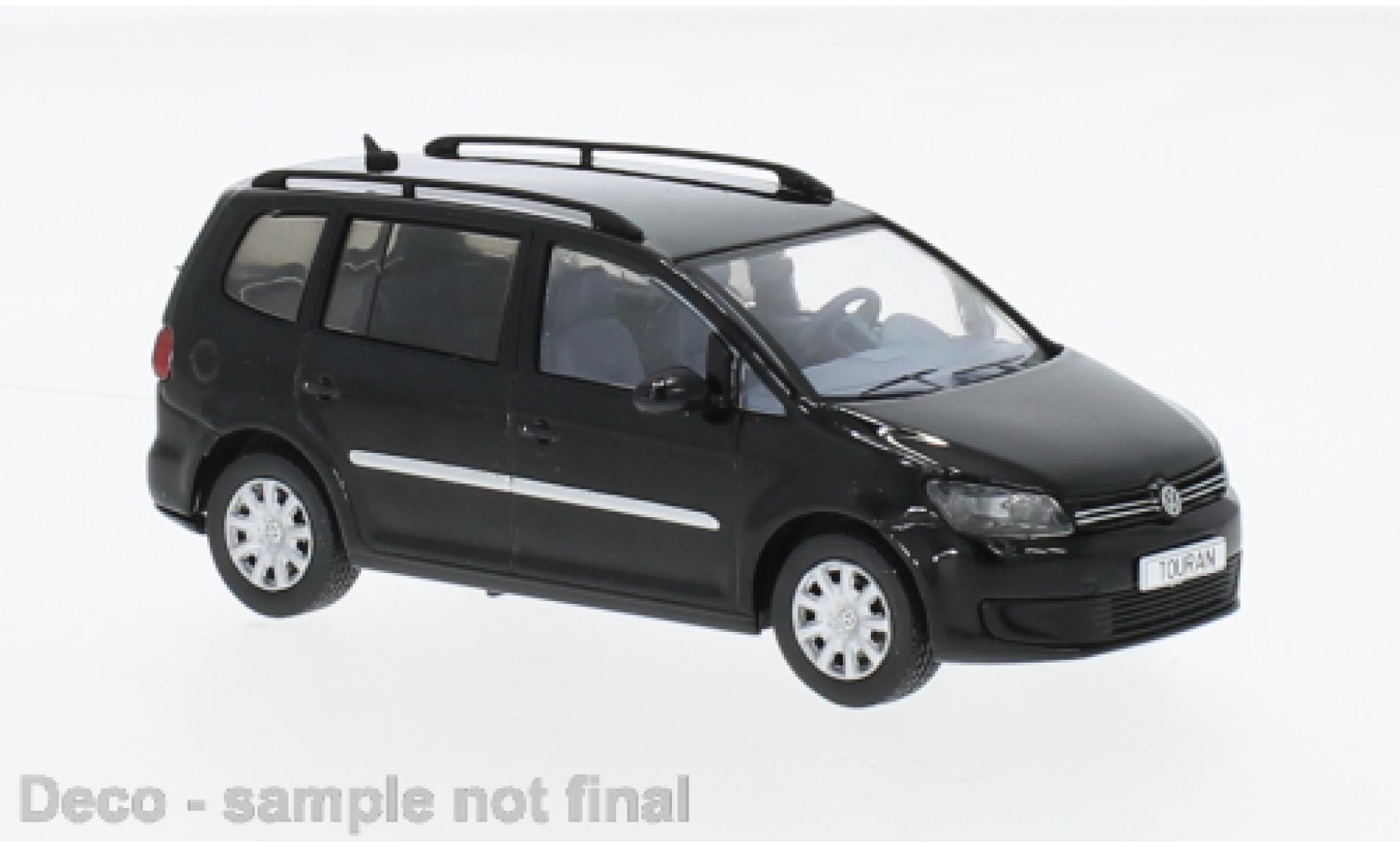 Volkswagen Touran 1/43 IXO zwart 2010 modelauto