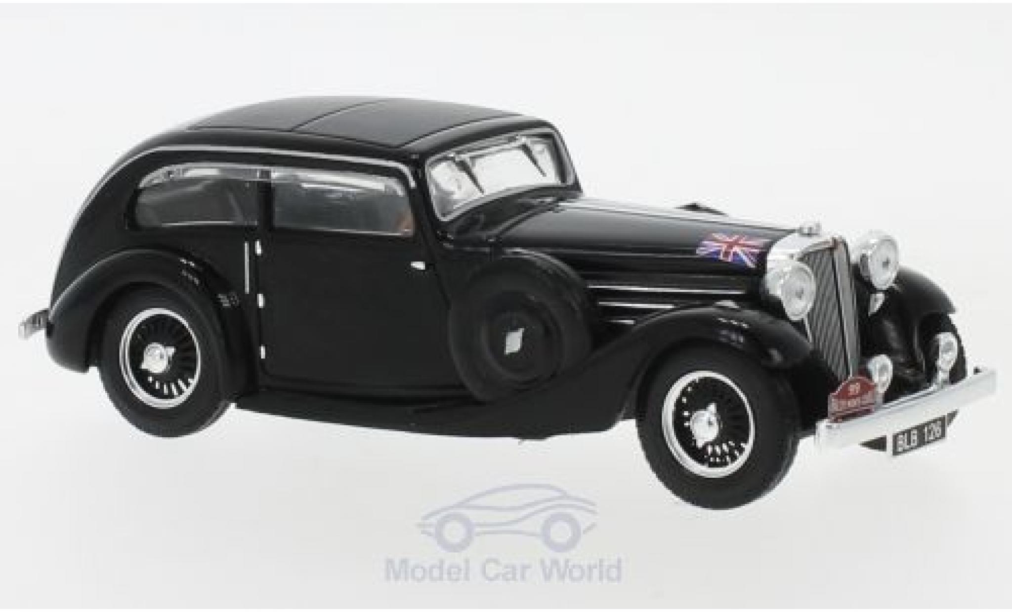 Jaguar SS 1/43 IXO 1 Airline Coupe RHD No.99 Rallye Monte Carlo 1935 Sydney H. Light modelauto
