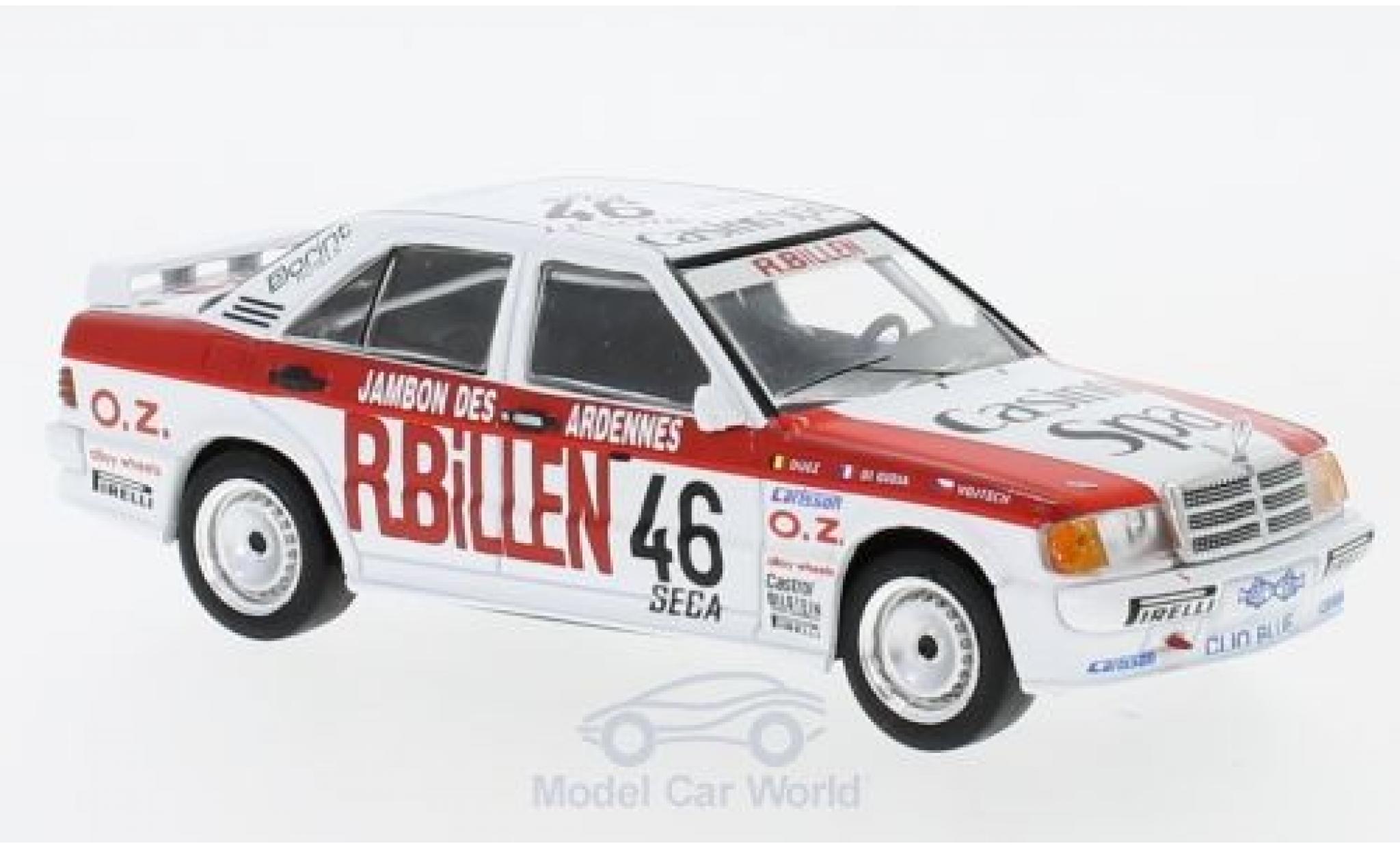 Mercedes 190 E 1/43 IXO E 2.3-16V No.46 ETCC 1986 B.di Gioia/M.Duez/Z.Vojtech modelauto