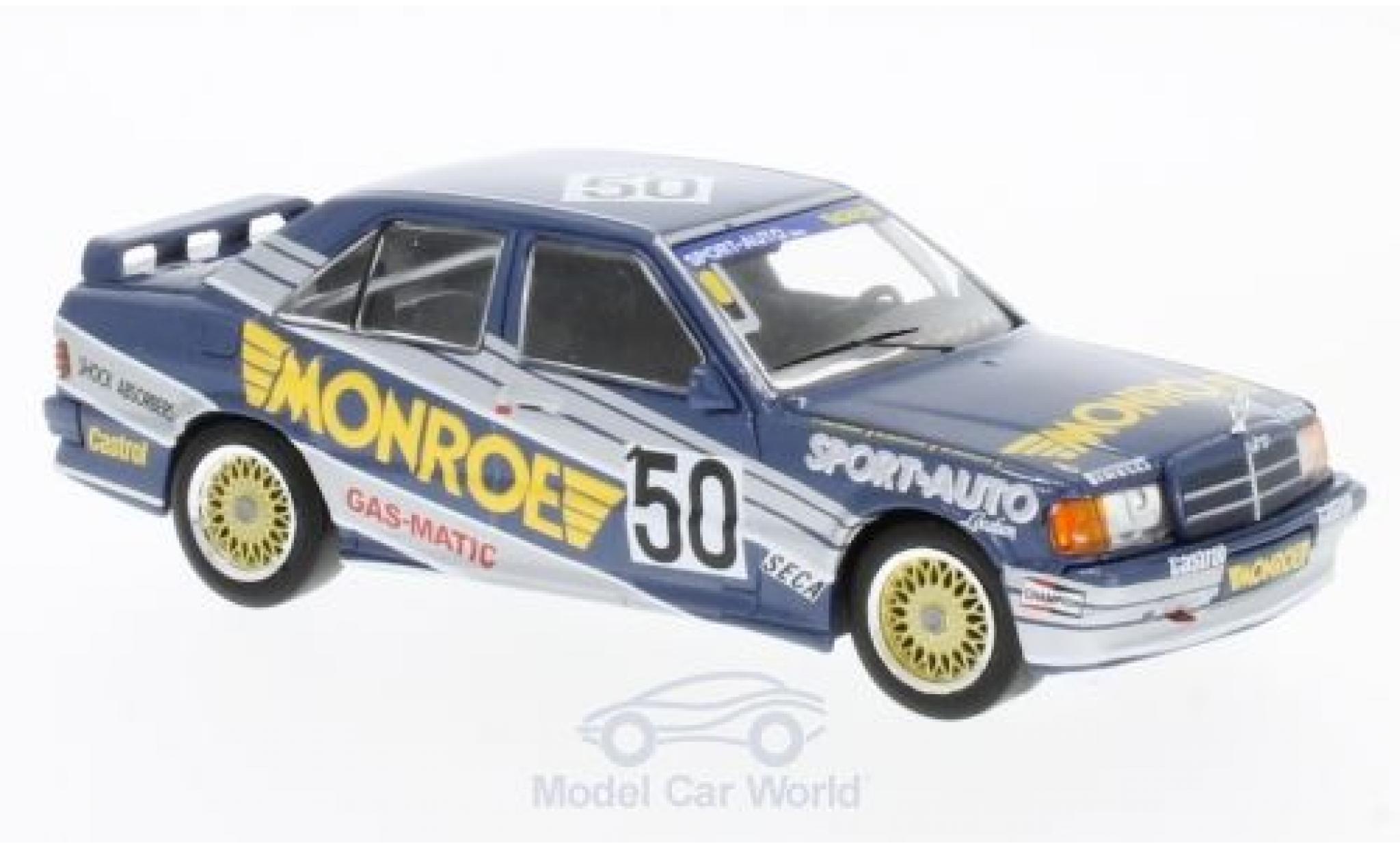 Mercedes 190 E 1/43 IXO E 2.3-16V No.50 Monroe ETCC 1986 T.van Dalen/B.De Dryver/M.de Deyne modelauto