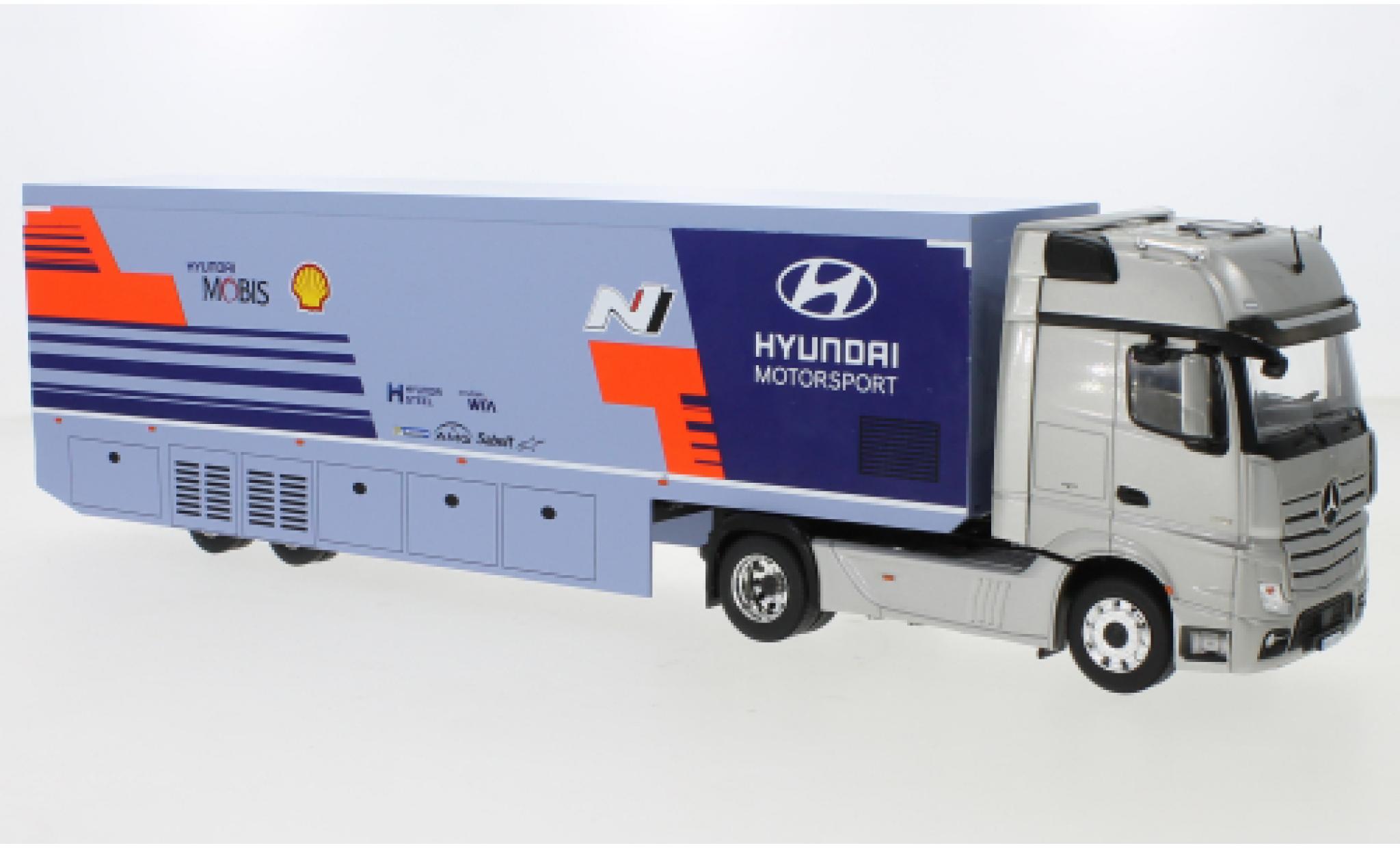 Mercedes Actros 1/43 IXO MP4 Hyundai Motorsport 2019 WRC Transport modelauto