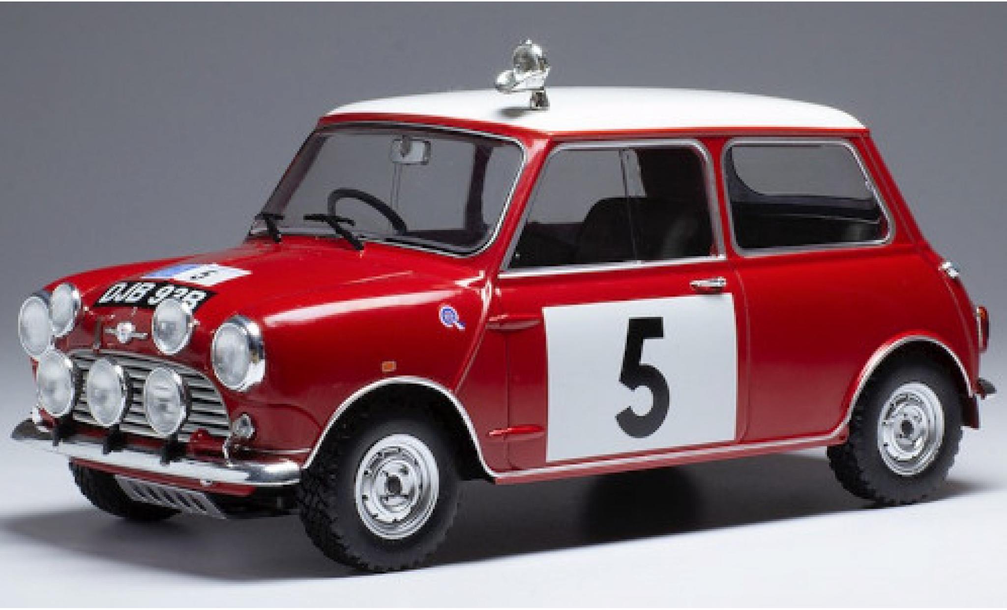 Mini Cooper 1/18 IXO S No.5 BMC RAC Rally 1965 R.Aaltonen/T.Ambroze modelauto