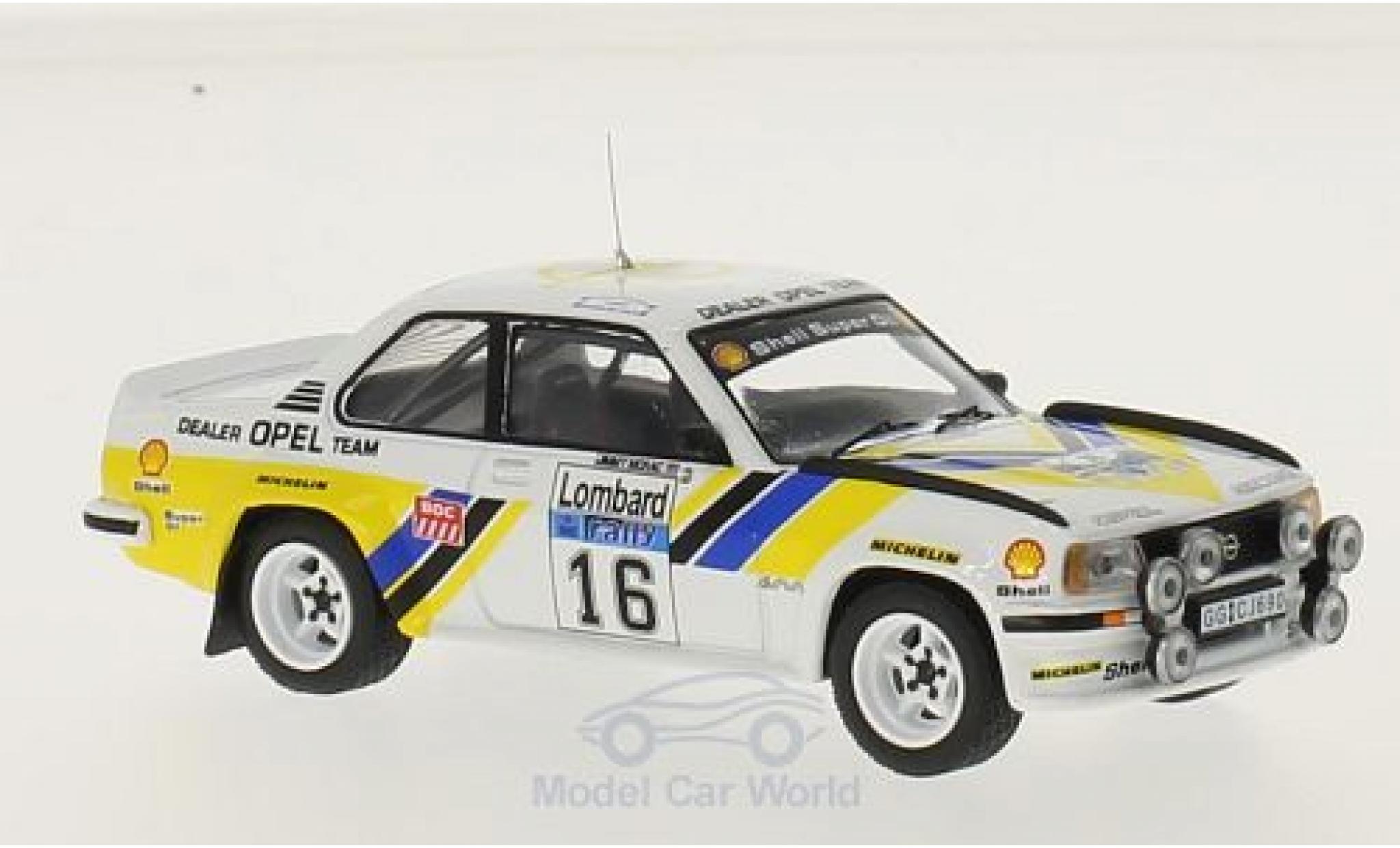 Opel Ascona C 1/43 IXO 400 No.16 Dealer Team Rallye WM RAC Rallye 1981 J.McRae/I.Grindrod modelauto