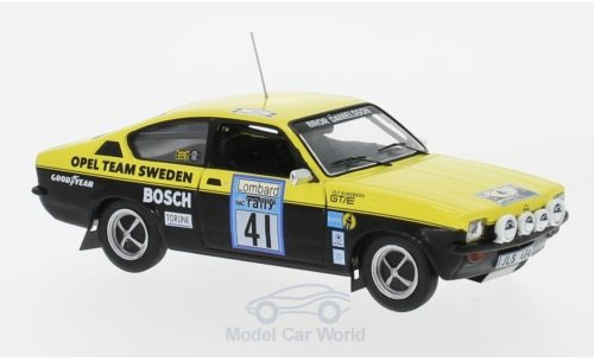 Opel Kadett GT 1/43 IXO C GT/E No.41 Team Sweden Rallye WM RAC Rallye 1976 B.Danielsson/U.Sundberg modelauto