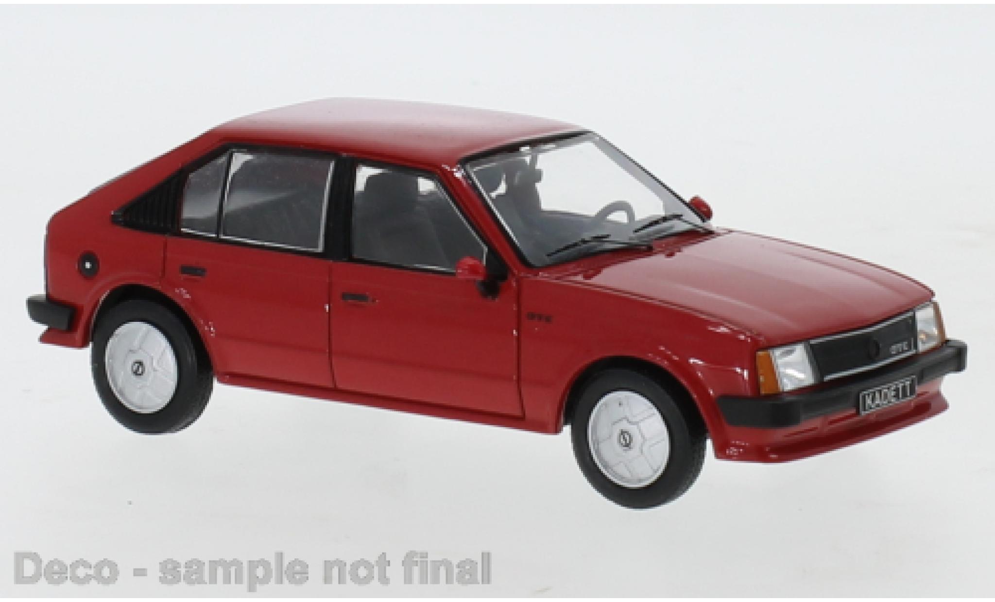 Opel Kadett 1/43 IXO D GT/E rood 1983 modelauto