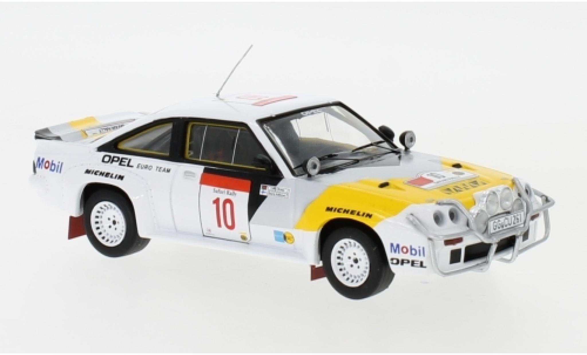 Opel Manta 1/43 IXO 400 No.10 Euro Team Rallye WM Safari Rallye 1984 R.Aaltonen/L.Drews modelauto