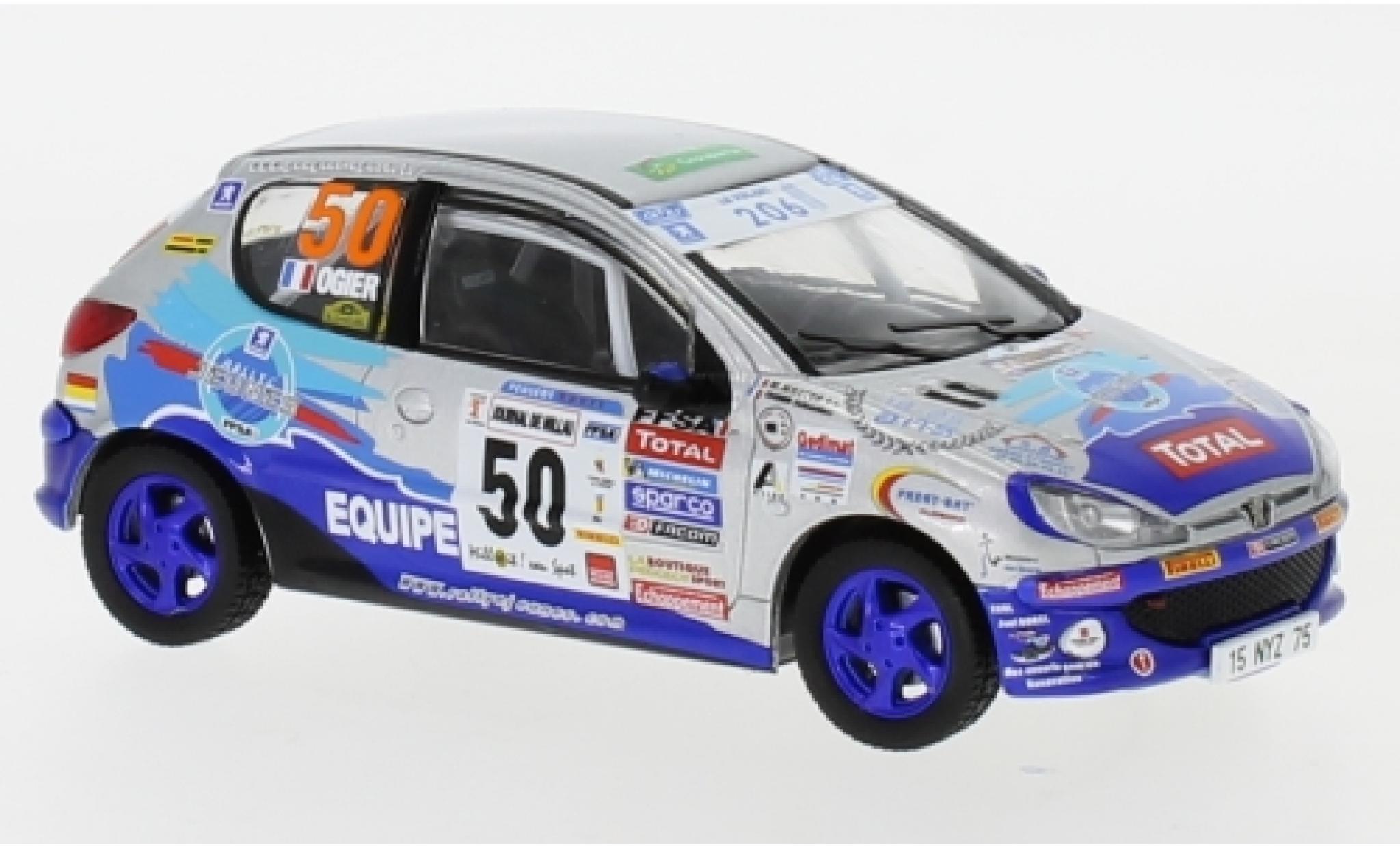 Peugeot 206 1/43 IXO XS No.50 Terre des Cadabelles 2006 S.Ogier/J.Ingrassia modelauto