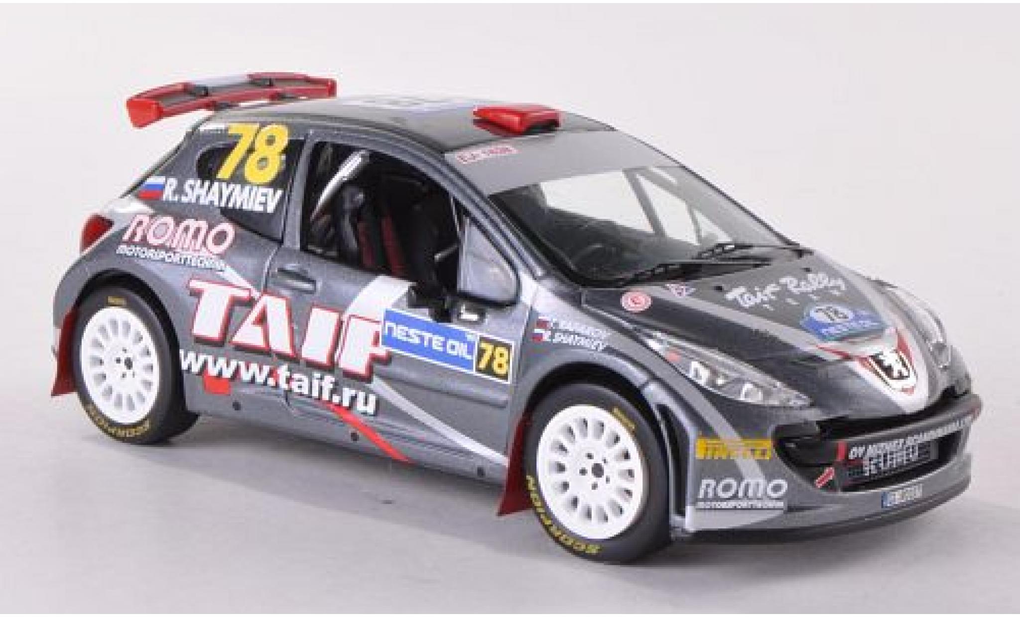 Peugeot 207 1/43 IXO S2000 No.78 Romo Rallye Finnland 2009 modelauto