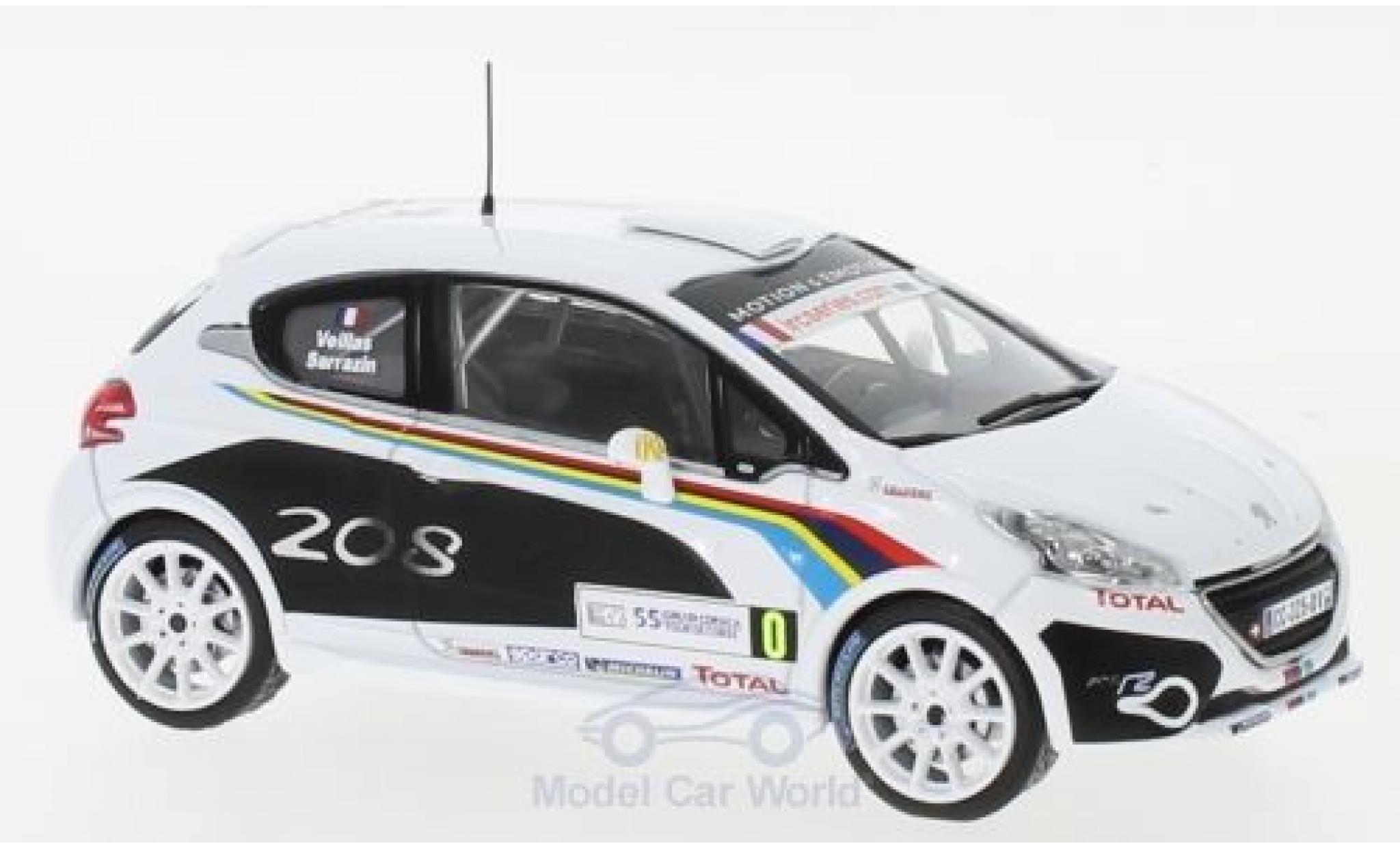 Peugeot 208 1/43 IXO R2 WRC WRC Tour de Corse 2012 S.Sarrazin/B.Veillas modelauto