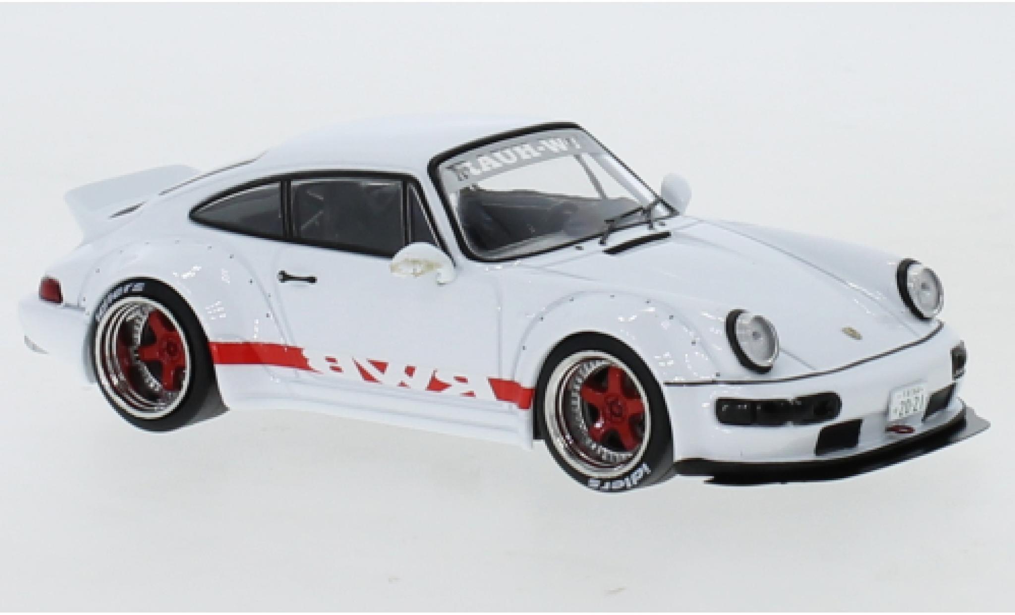 Porsche 964 RWB 1/43 IXO 911 () RWB wit/Dekor RAUH-Welt modelauto