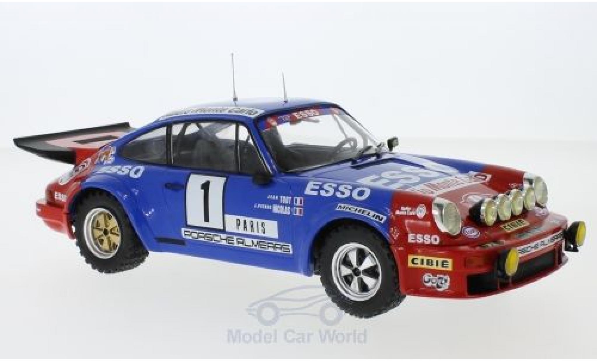 Porsche 930 RS 1/18 IXO 911 Carrera RS Gr.4 No.1 Almeras Esso Rallye WM Rally Monte Carlo 1979 J.P.Nicolas/J.Todt modelauto