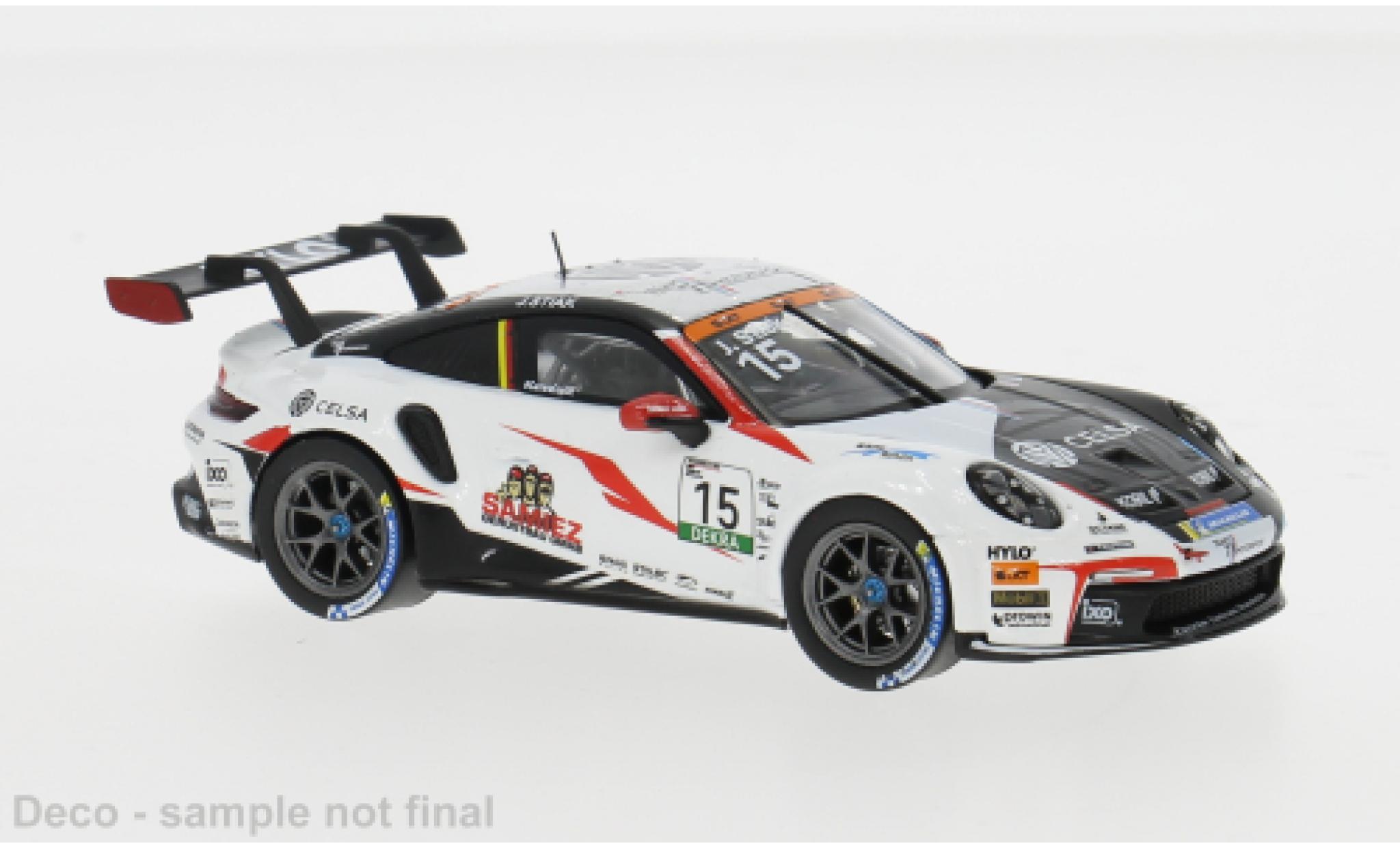 Porsche 992 GT3 1/43 IXO 911 Cup  Cup Oschersleben 2024 #15 1:43 modelauto