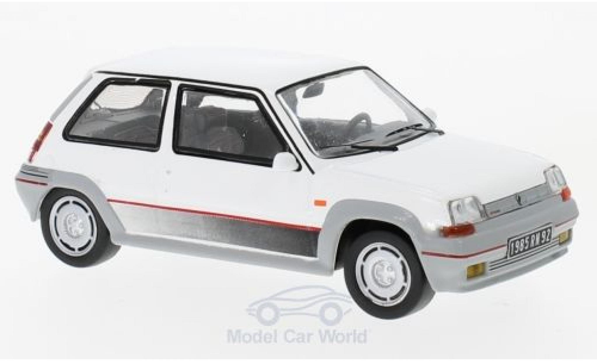 Renault 5 1/43 IXO GT Turbo wit 198 modelauto