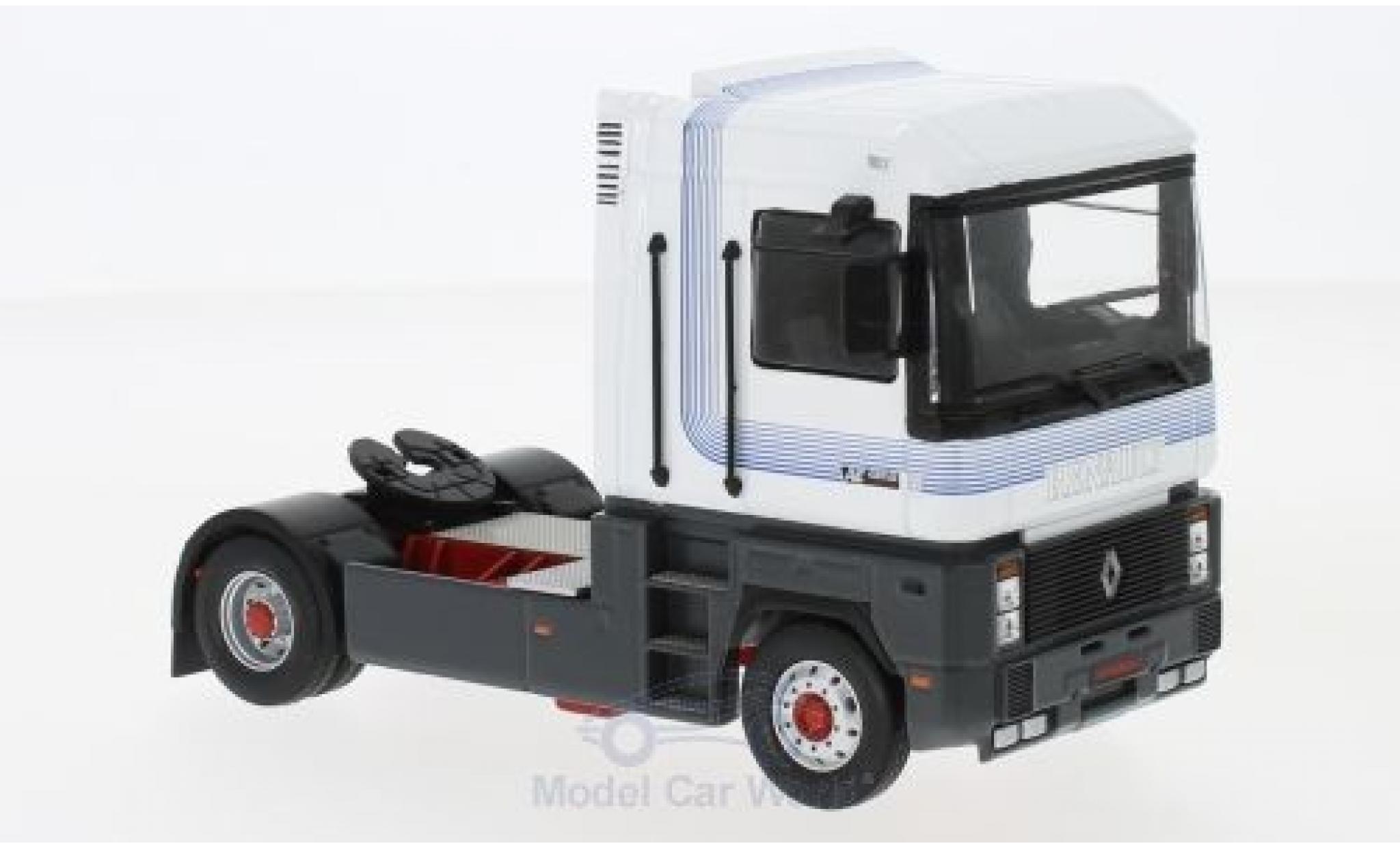 Renault Magnum 1/43 IXO AE 420 Ti wit/blauw 1992 modelauto