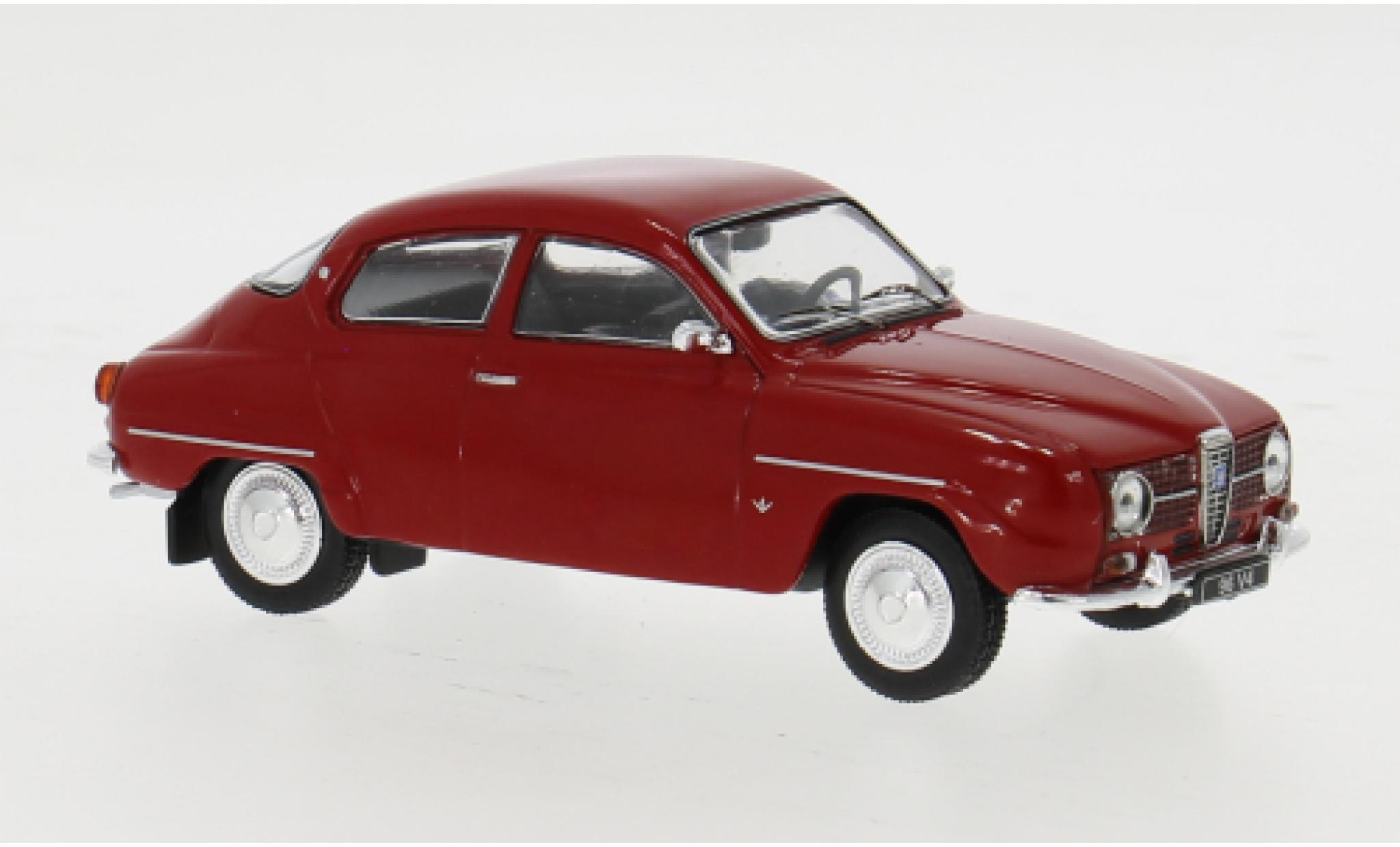 Saab 96 1/43 IXO V4 rood 15 1:43 modelauto