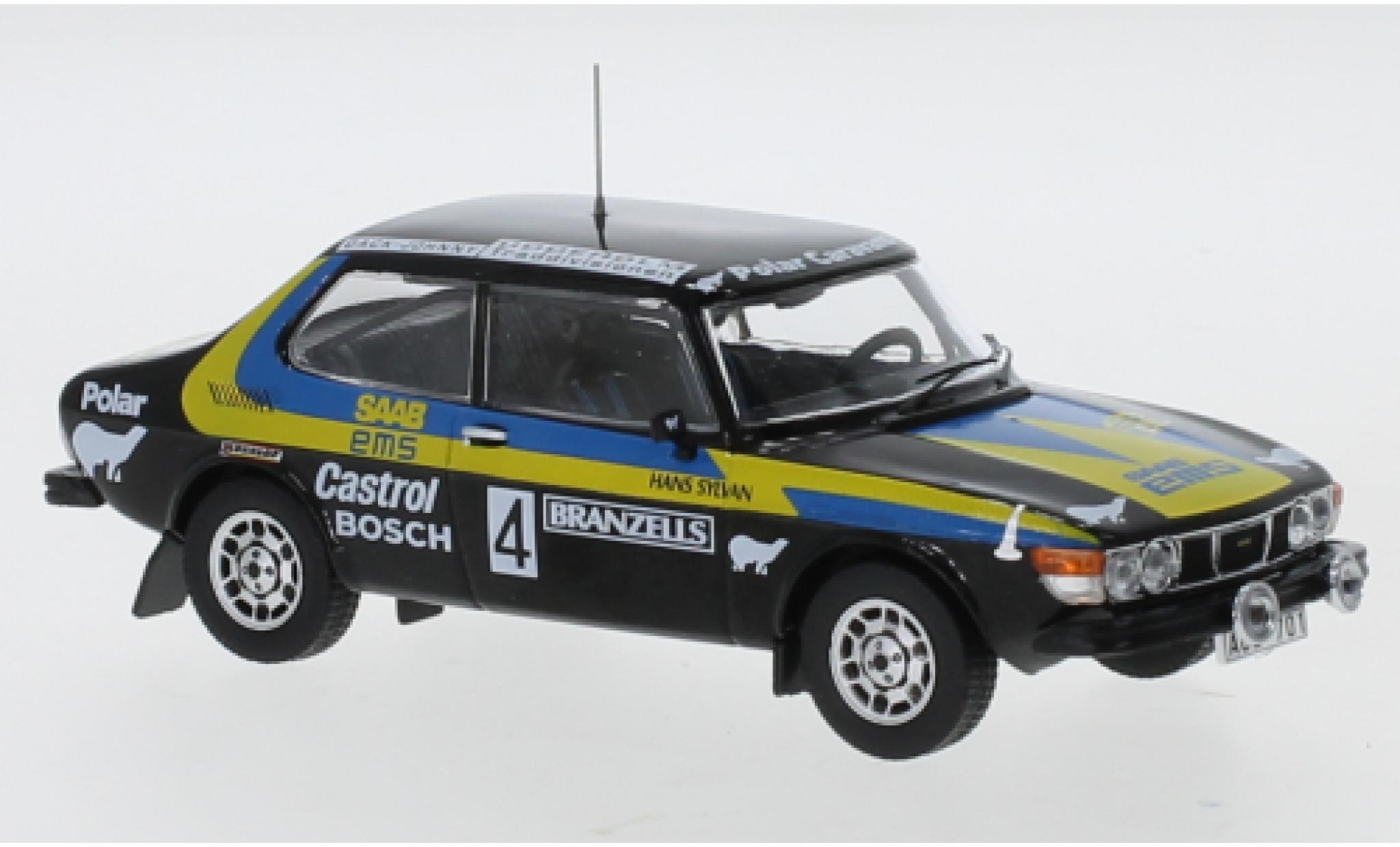 Saab 99 1/43 IXO EMS No.4 Rallye WM Rally Schweden 1977 S.Blomqvist/H.Sylvan modelauto