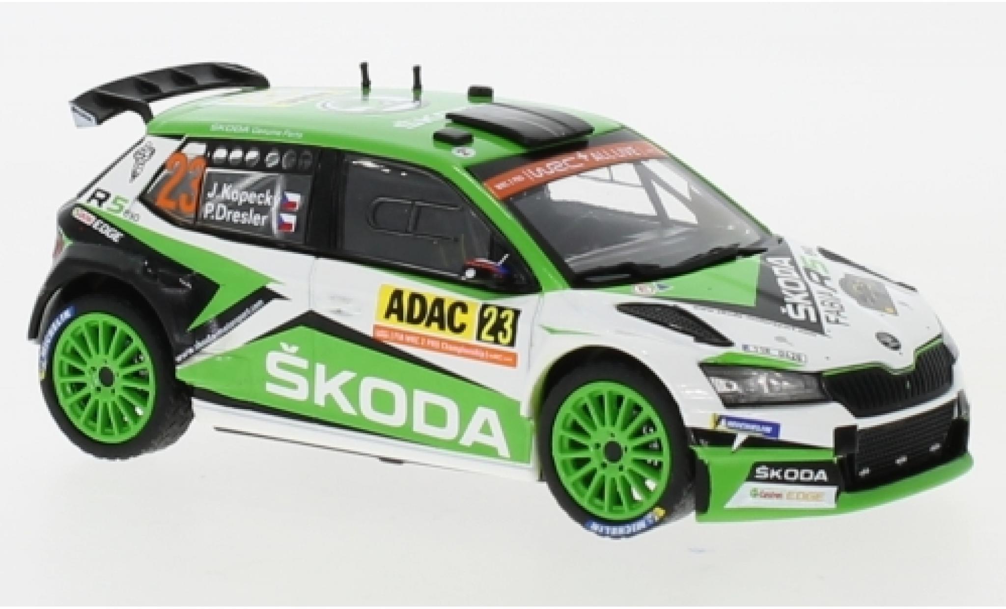 Skoda Fabia 1/43 IXO R5 EVO No.23 WRC2 Rallye Deutschland 2019 J.Kopecky/P.Dresler modelauto